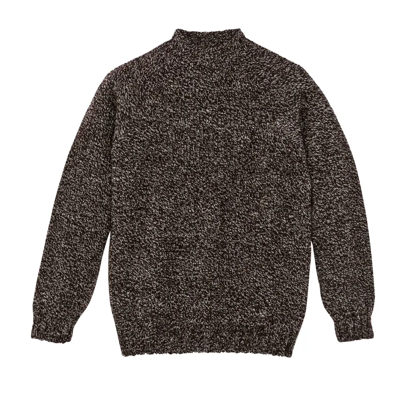 Heritage 3-gauge Wool Sweater - Brown / Oat Marled sold by Filson