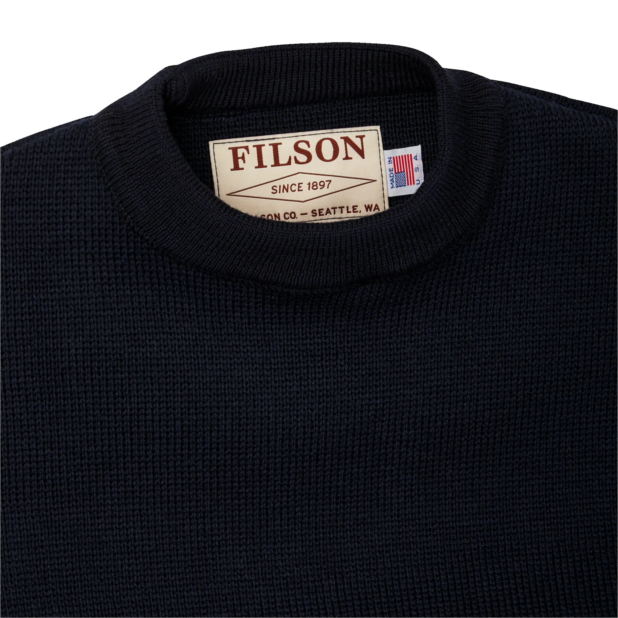 Crewneck Guide Sweater - Dark Navy sold by Filson product image thumbnail 2