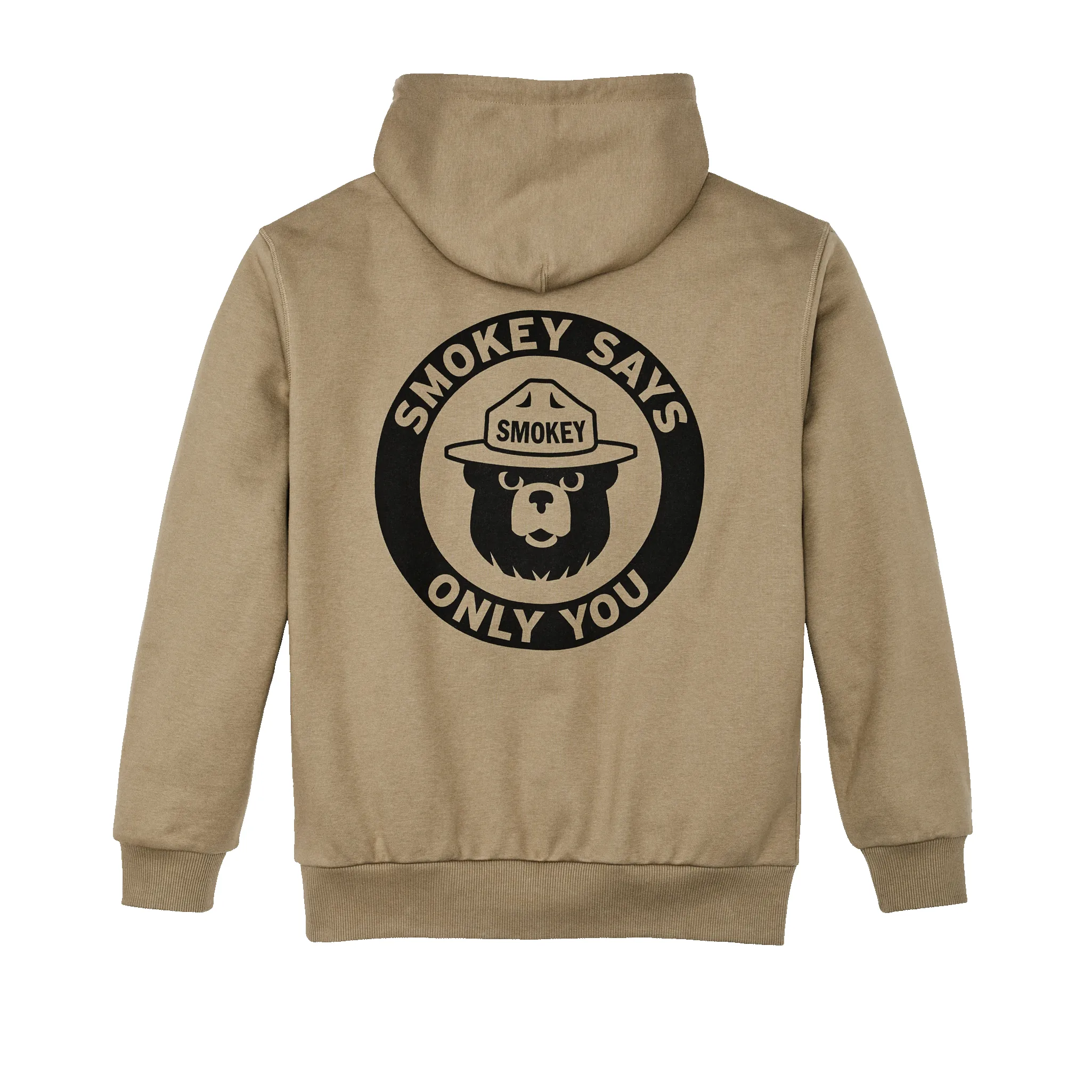 Smokey Bear Prospector Graphic Hoodie - Vintage Olive / Only You sold by Filson product image thumbnail 2