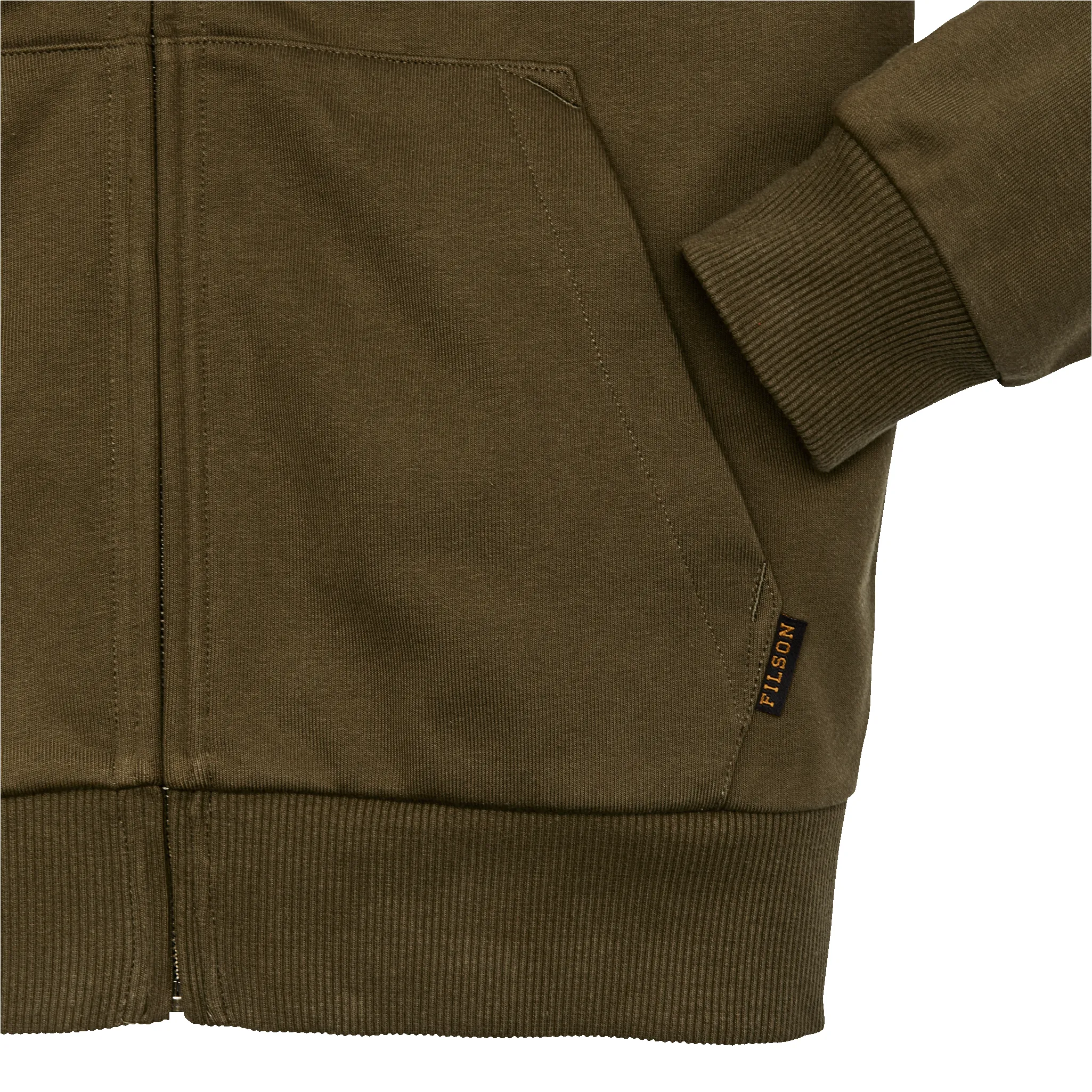 Prospector Full-zip Hoodie - Dark Olive sold by Filson product image thumbnail 3