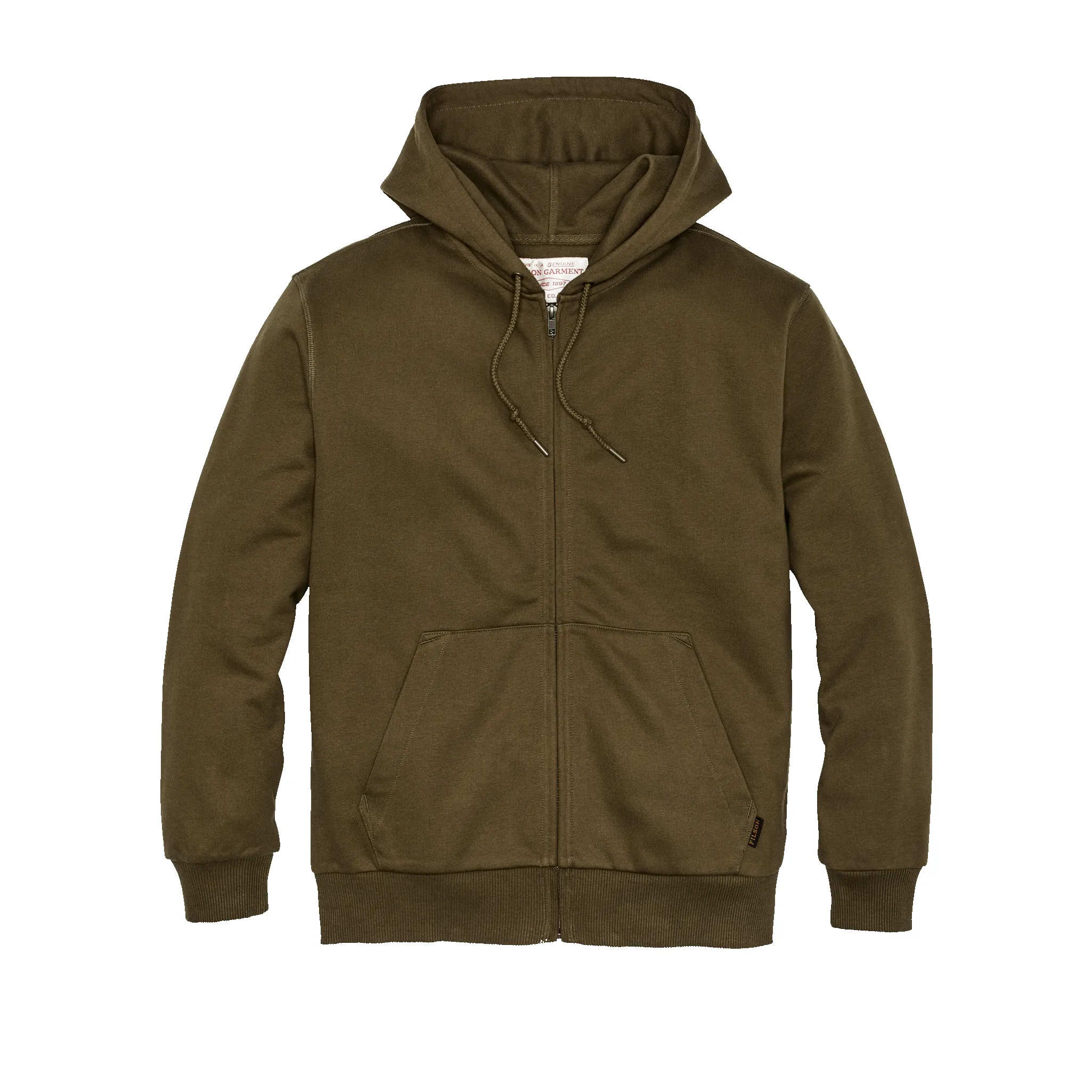 Prospector Full-zip Hoodie - Dark Olive sold by Filson