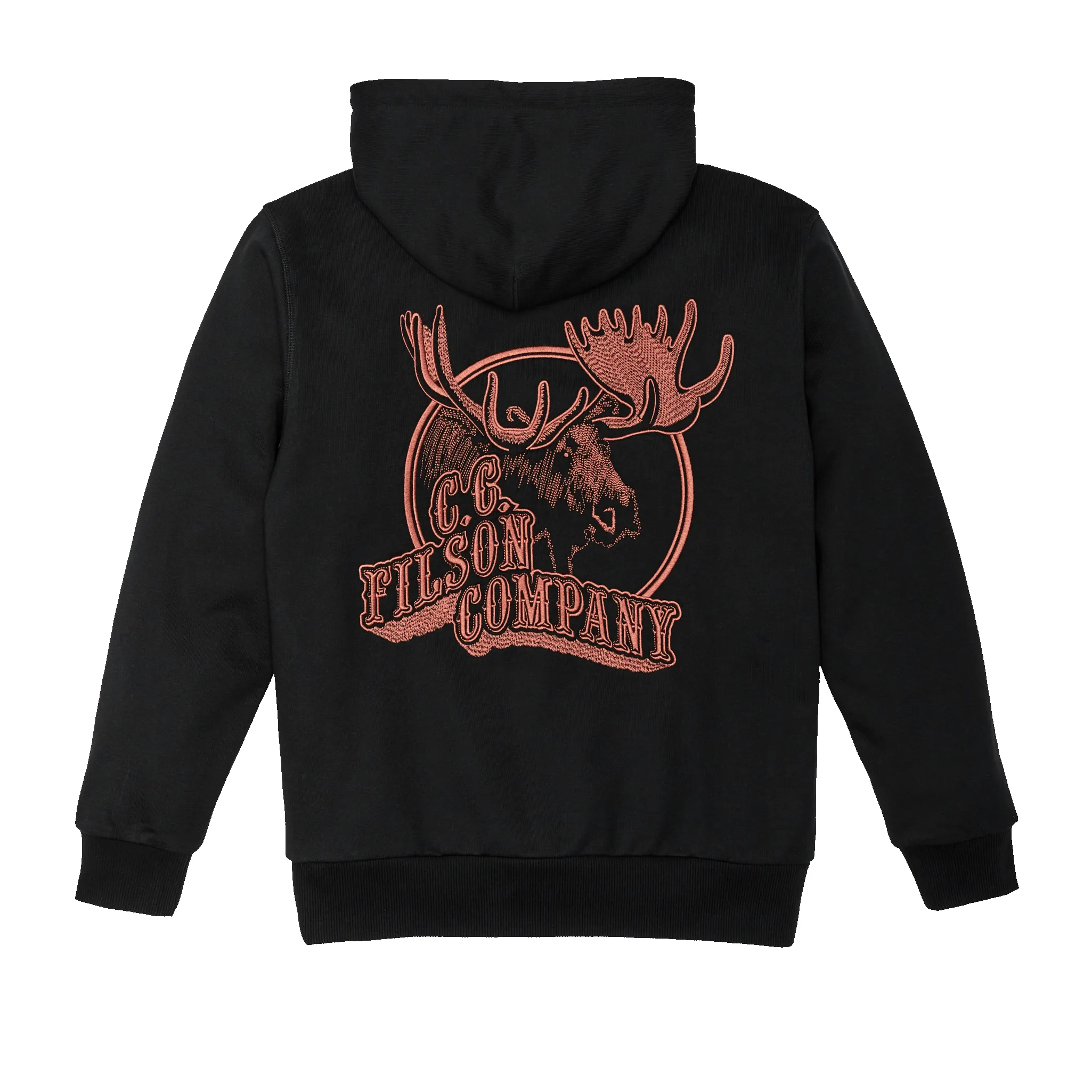 Prospector Embroidered Hoodie - Black / Moose sold by Filson product image thumbnail 2