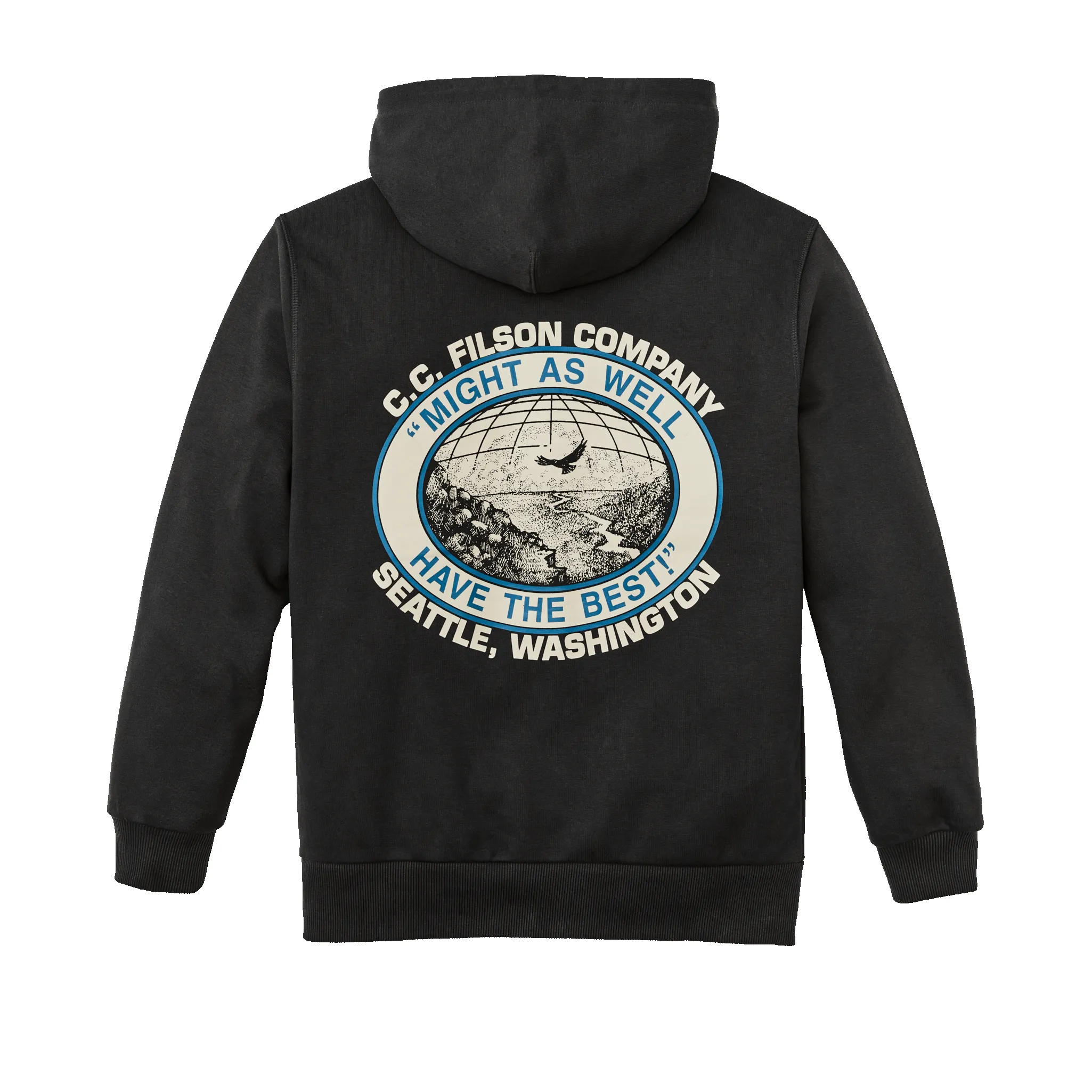 Prospector Graphic Hoodie - Faded Black / Moose sold by Filson product image thumbnail 2