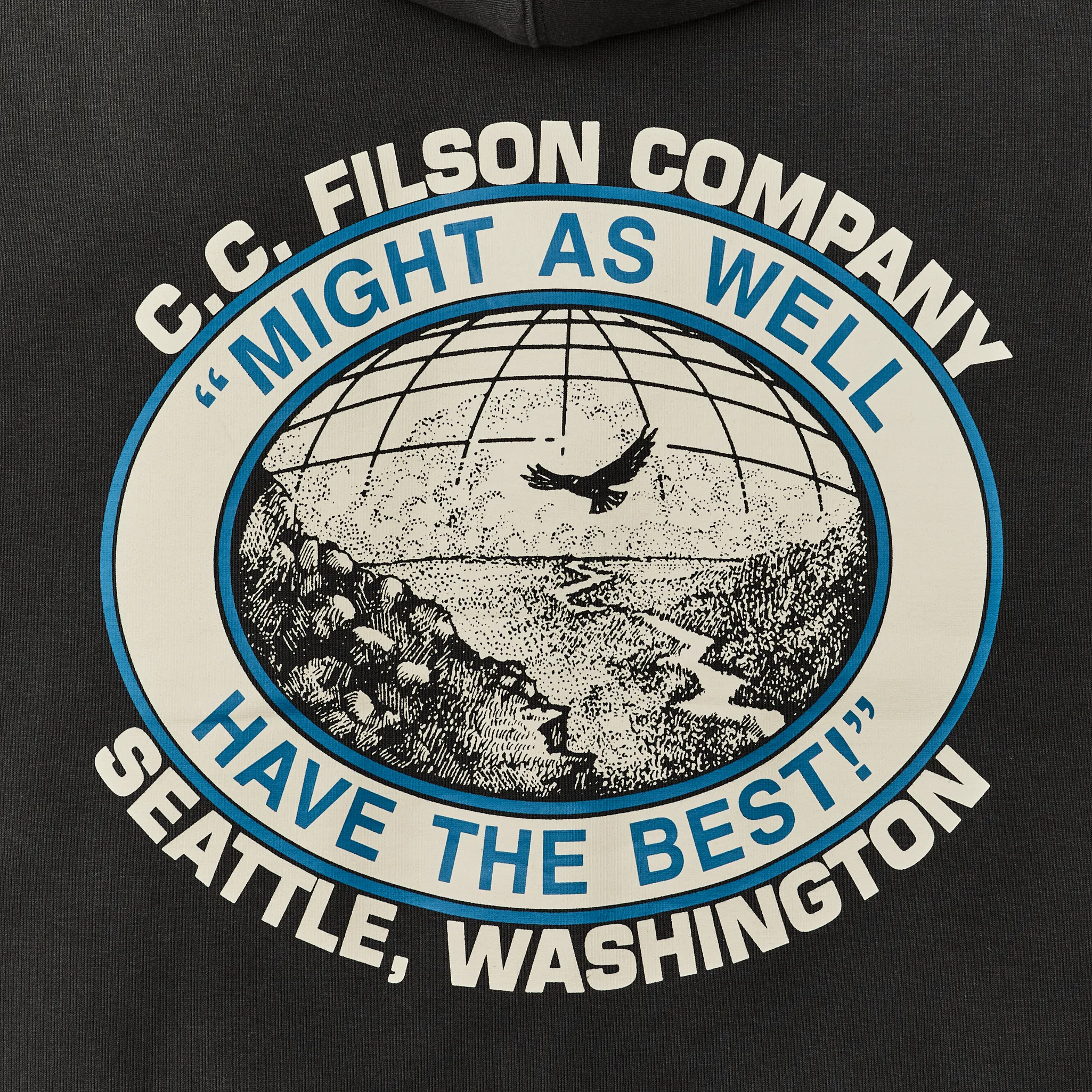 Prospector Graphic Hoodie - Faded Black / Moose sold by Filson product image thumbnail 3