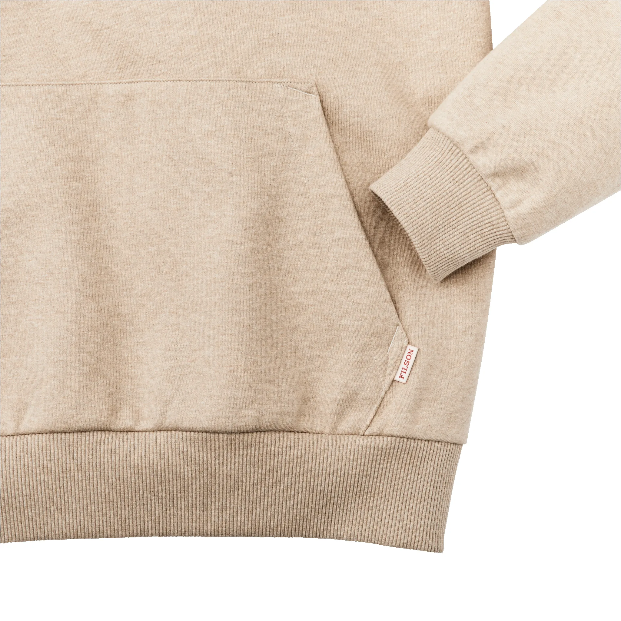 Prospector Hoodie - Oatmeal Heather sold by Filson product image thumbnail 3