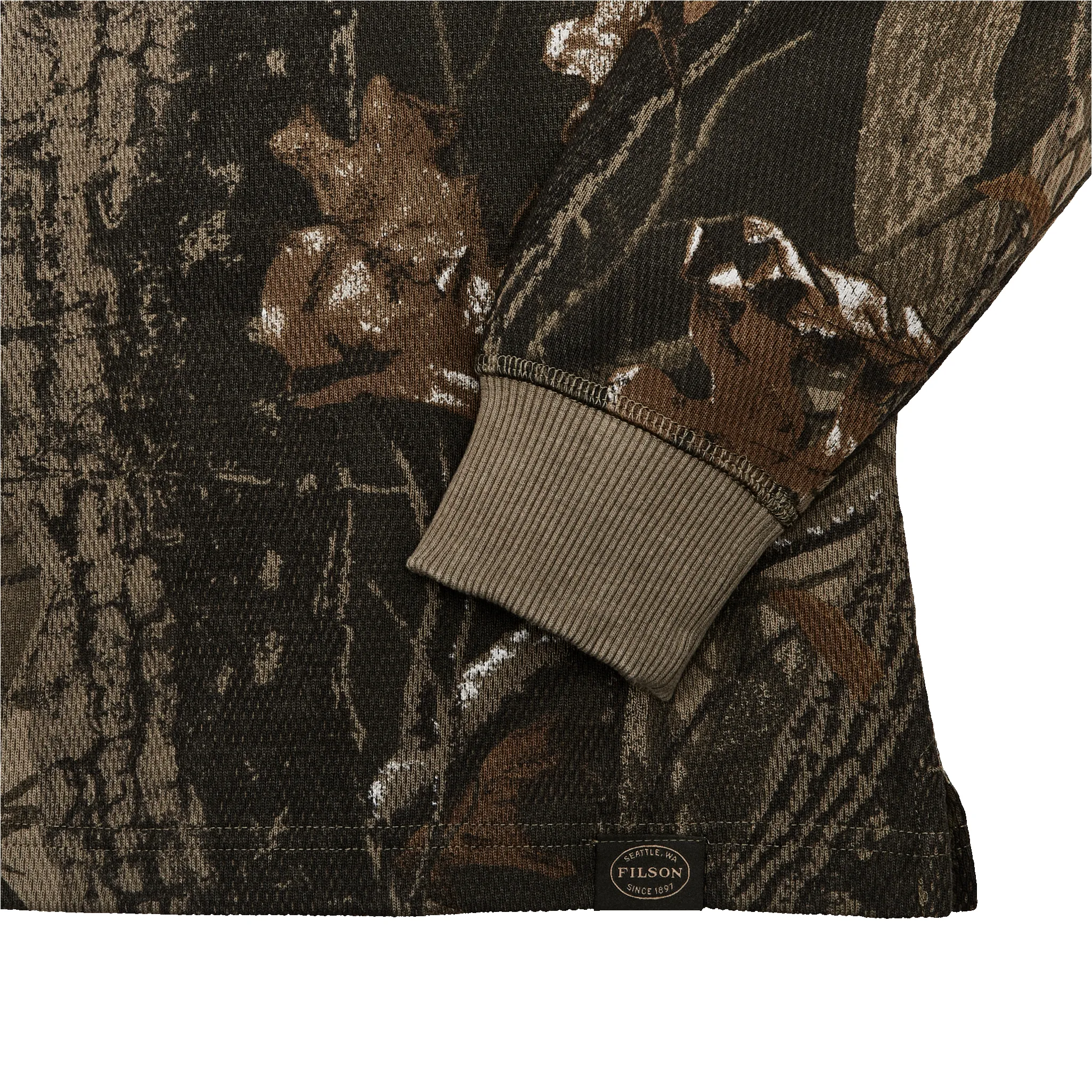 Waffle Knit Thermal Crewneck - Realtree Hardwoods Camo sold by Filson product image thumbnail 4