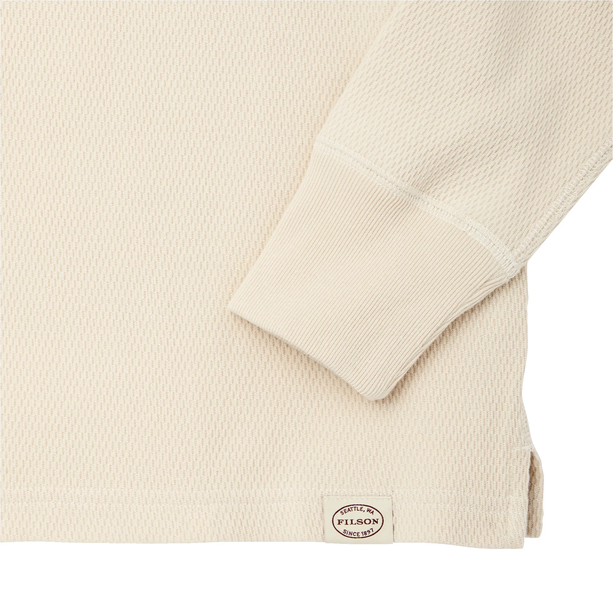 Waffle Knit Henley - Sand sold by Filson product image thumbnail 4