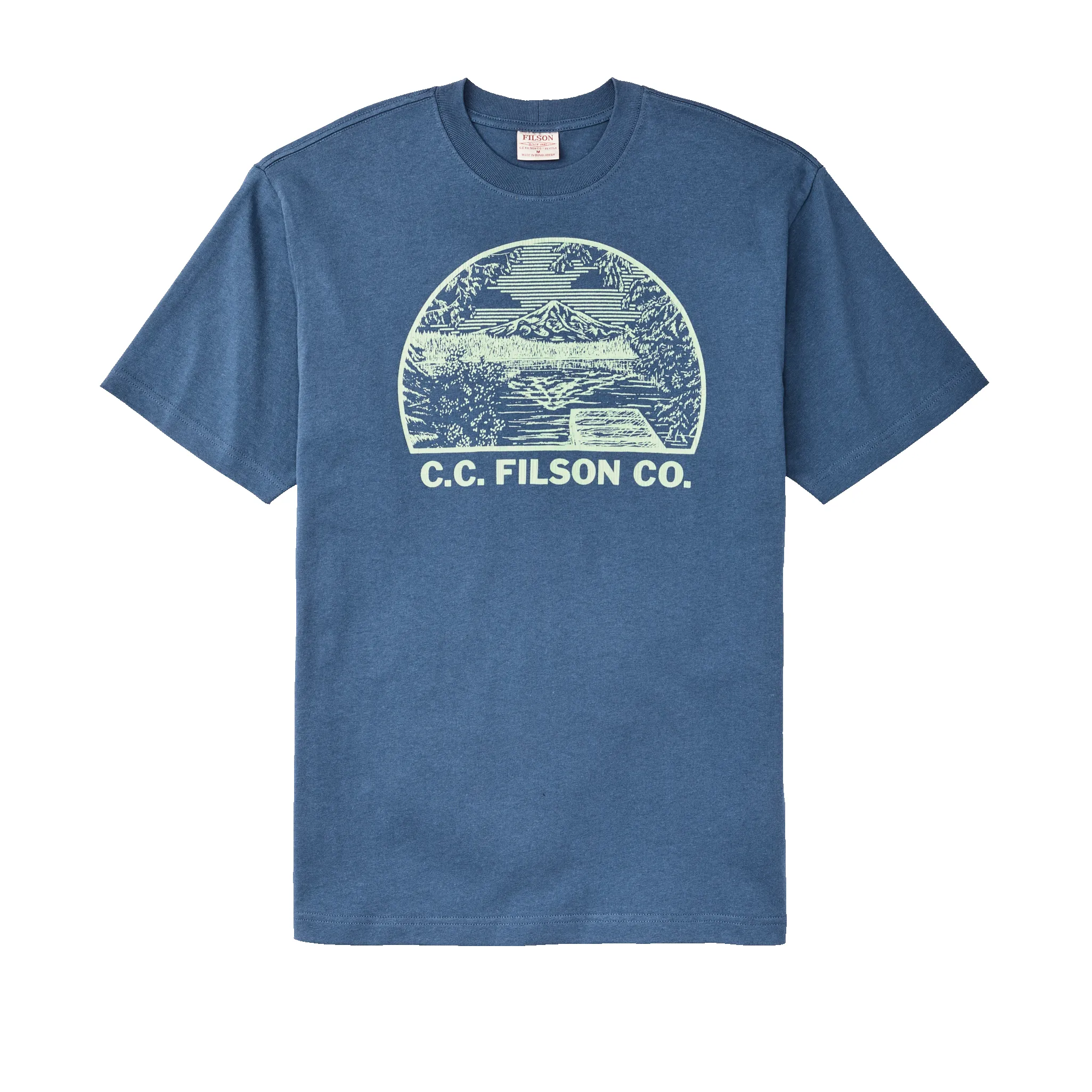 Frontier Graphic T-shirt - Light Blue / Mountain Lake sold by Filson product image thumbnail 3