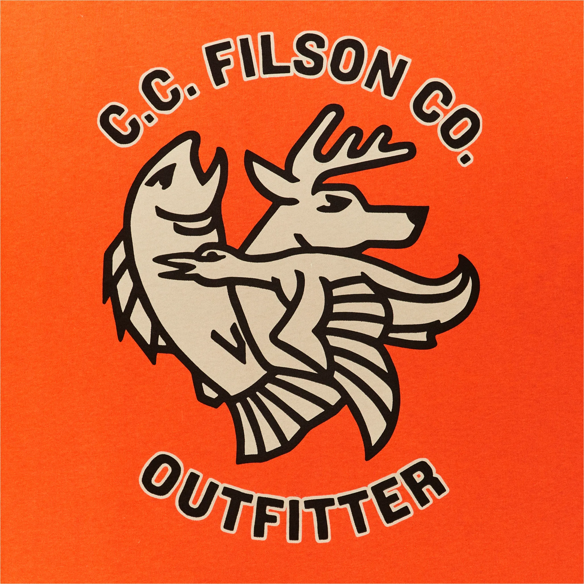 Frontier Graphic T-shirt - Flame / Deco Sportsman sold by Filson product image thumbnail 3