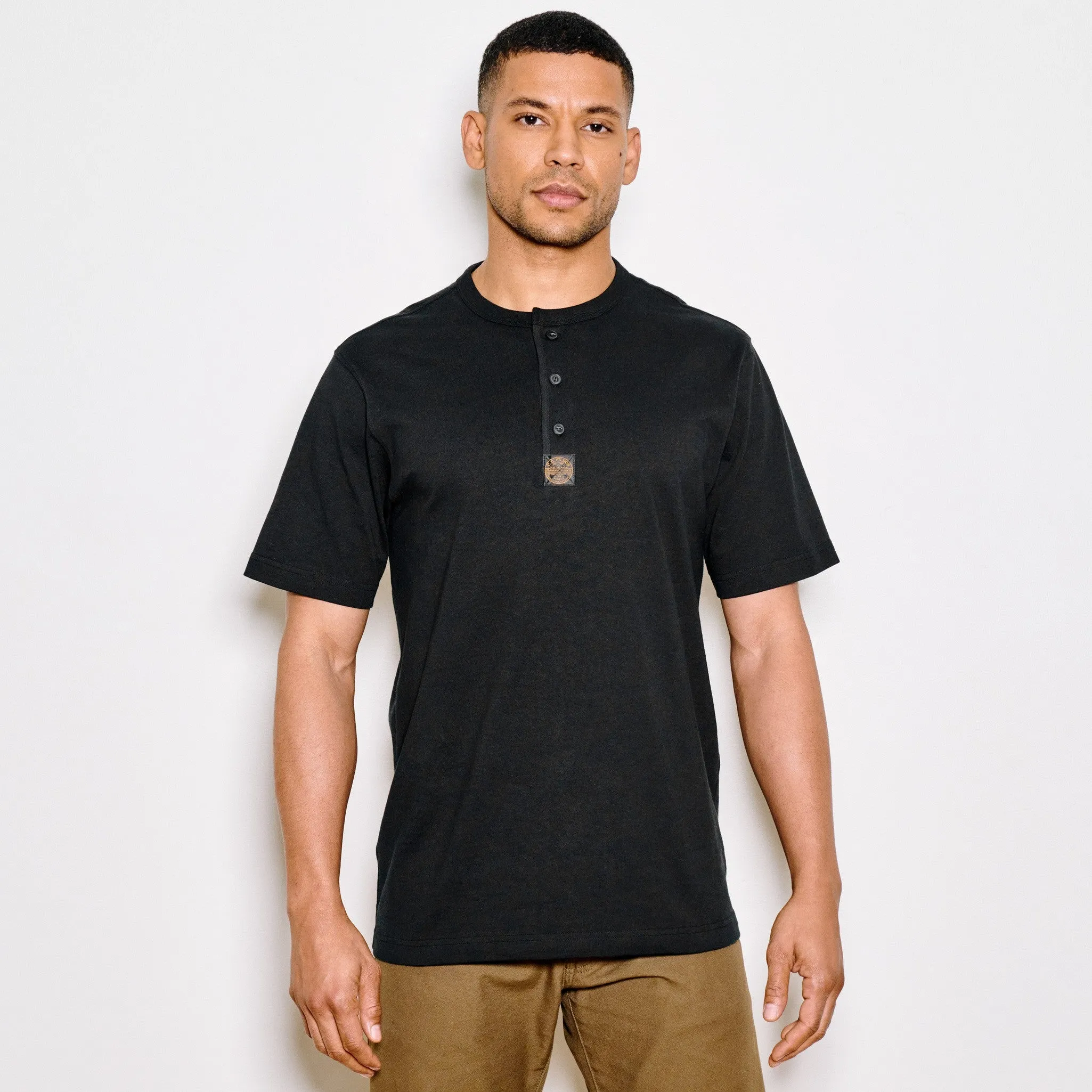 Frontier Henley T-shirt - Black sold by Filson product image thumbnail 3