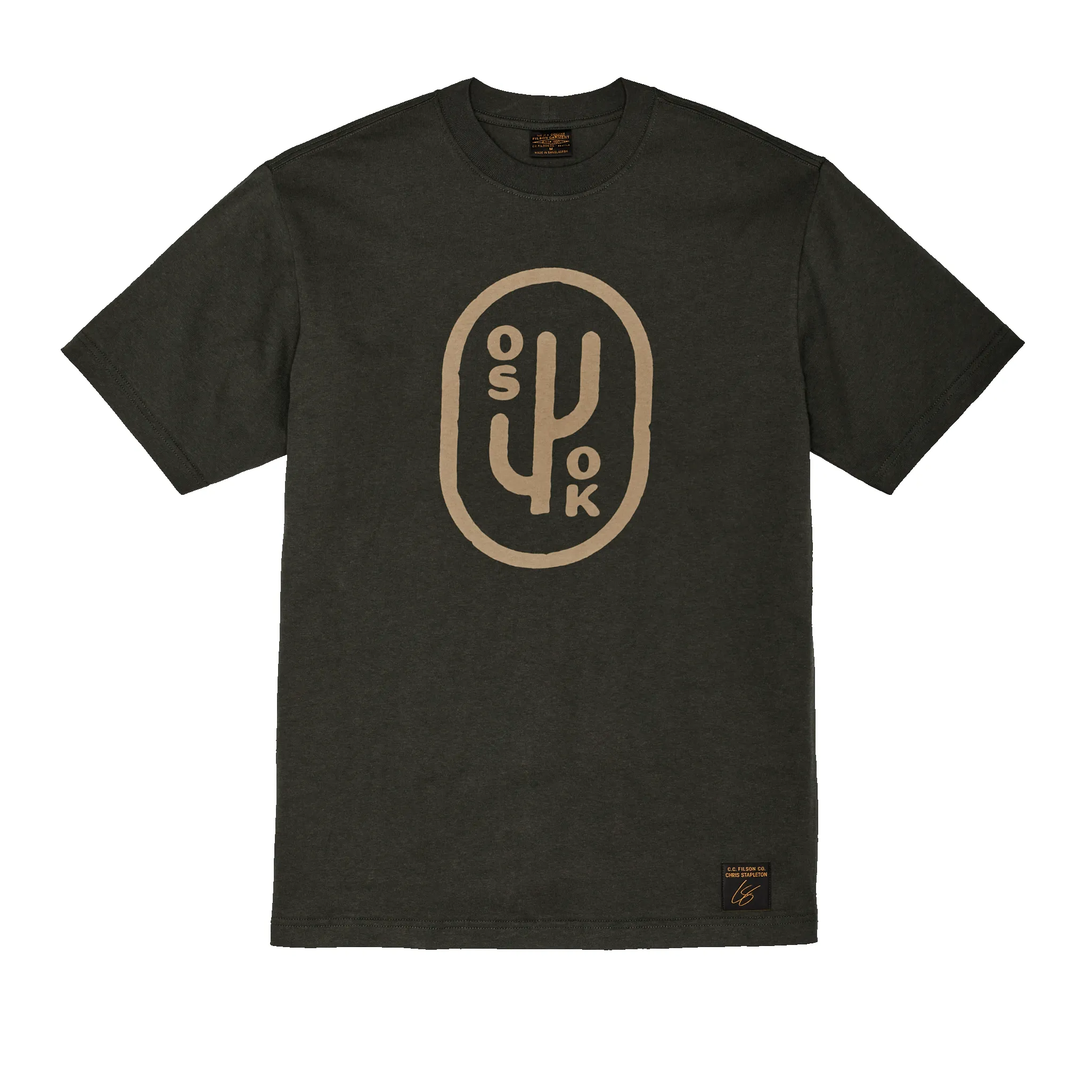 State Of Kind T-shirt - Peat Black sold by Filson
