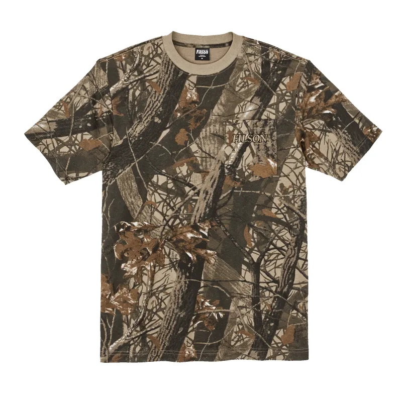 Embroidered Pocket T-shirt - Realtree Hardwoods Camo sold by Filson