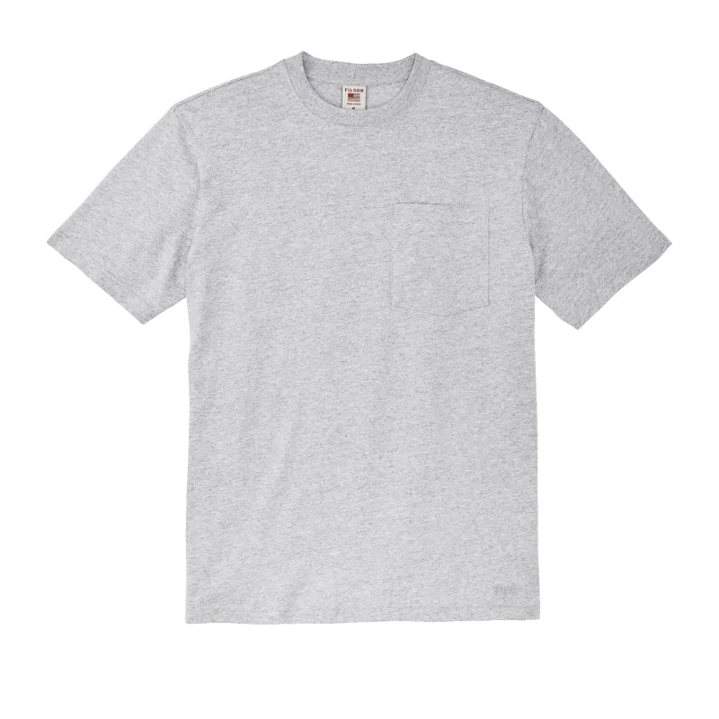 Pioneer Pocket T-shirt - Heather Gray sold by Filson