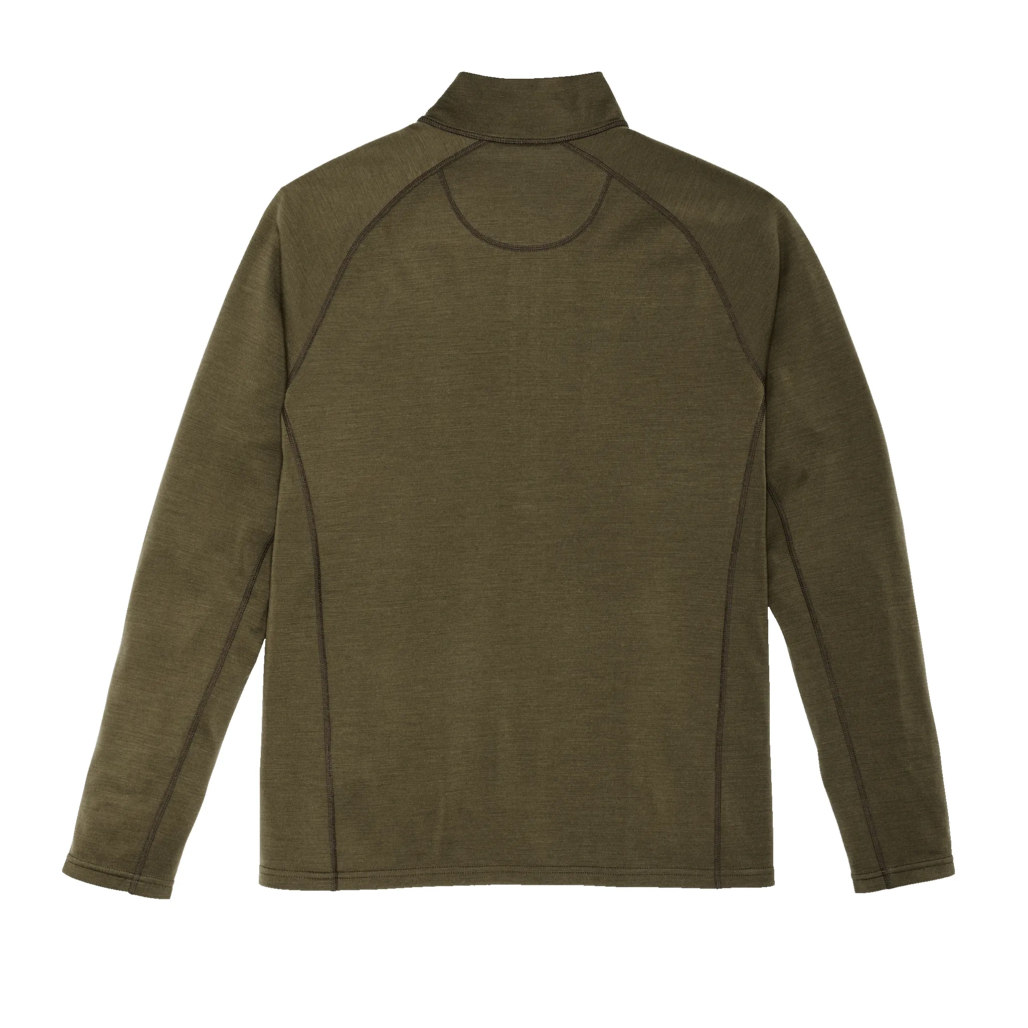 400g Merino Wool Long Sleeve Half-zip - Dark Olive sold by Filson product image thumbnail 2