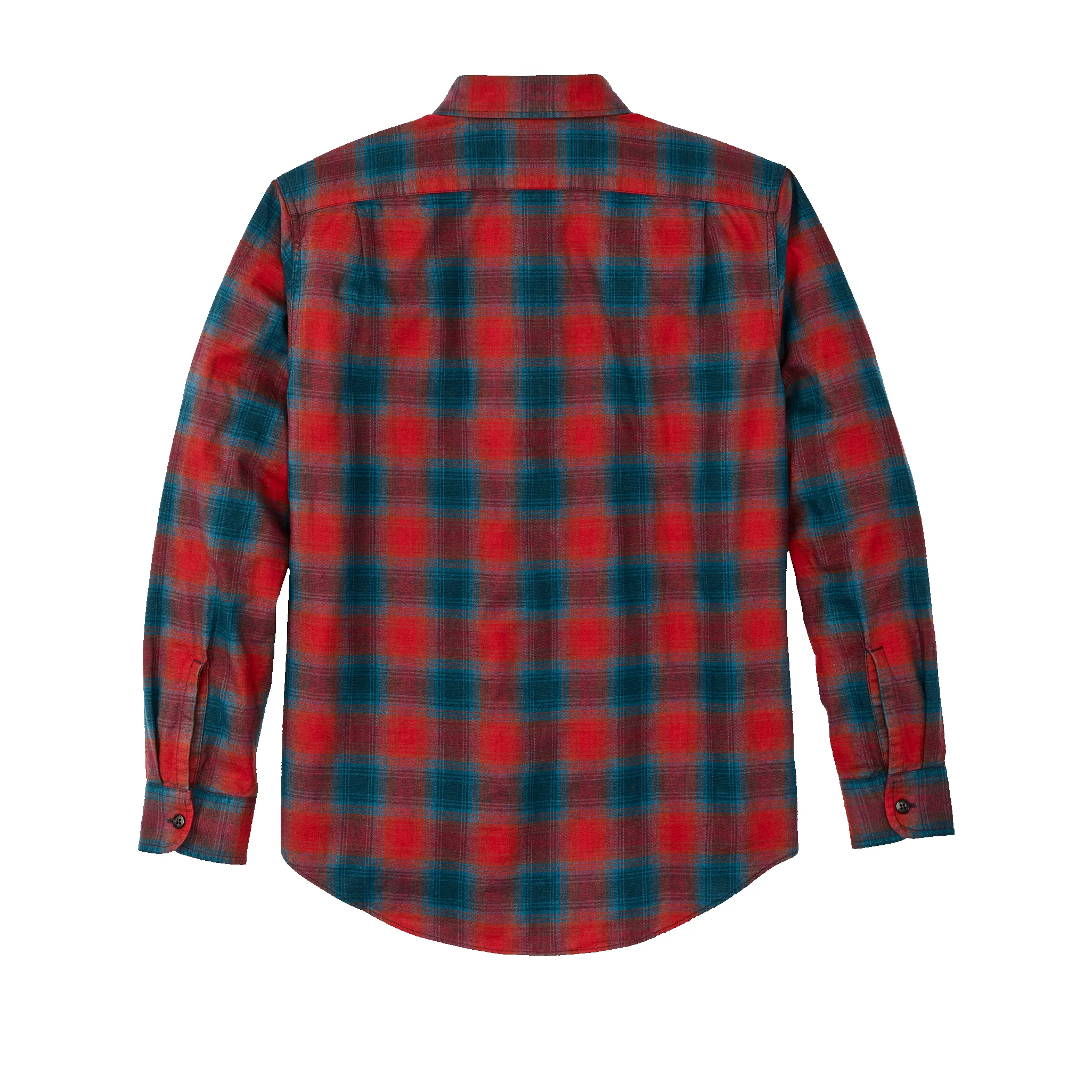 Flannel Service Shirt - Smoked Red / Legion Blue Plaid sold by Filson product image thumbnail 2