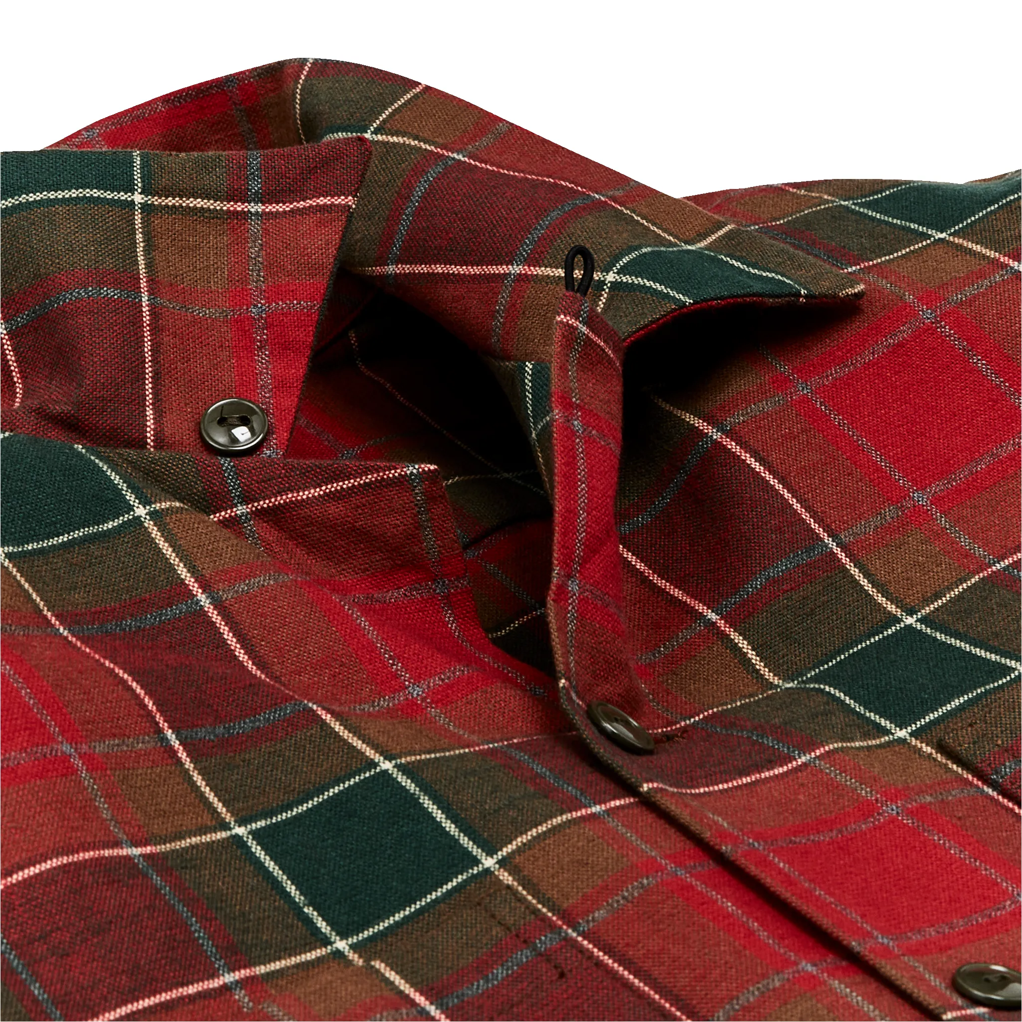 Elk Heights Camp Shirt - Sycamore Green / Red Plaid sold by Filson product image thumbnail 5