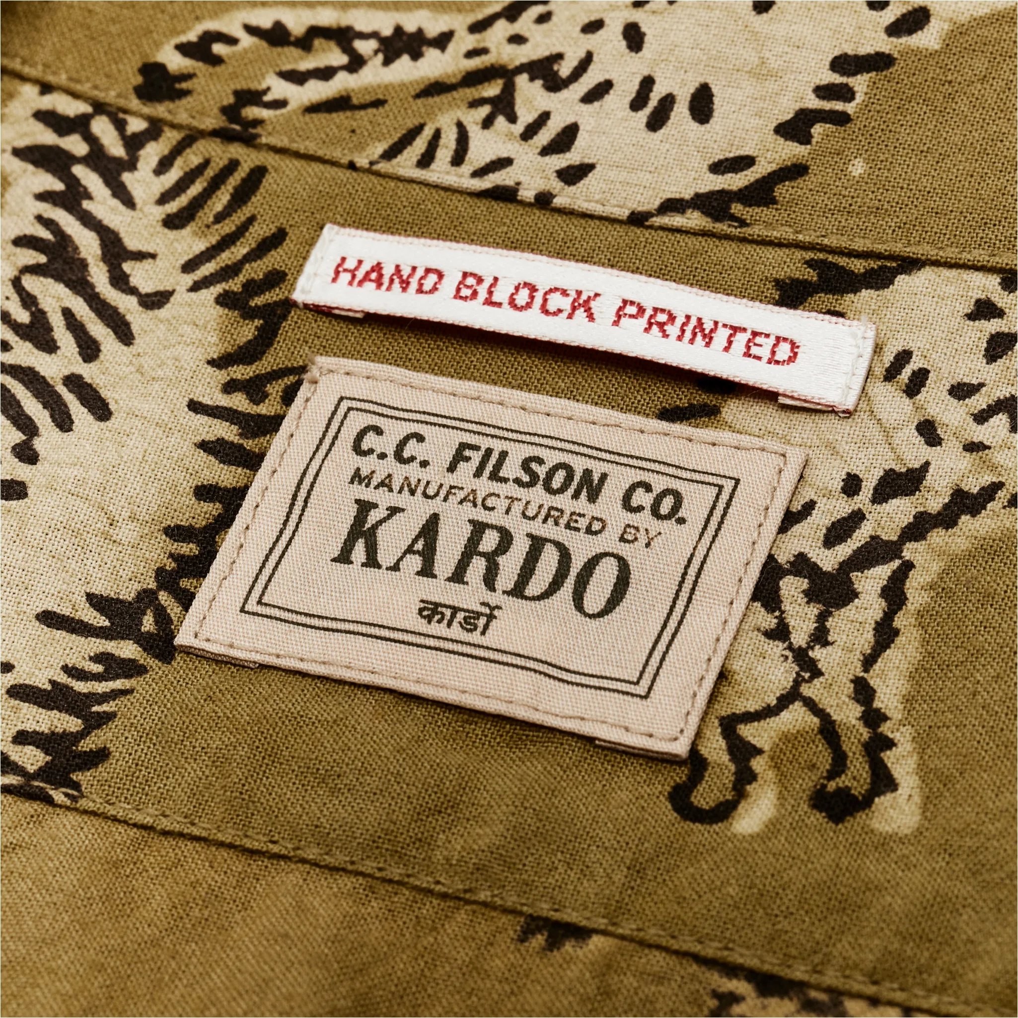 Handprinted Camp Shirt - Wildlife Print sold by Filson product image thumbnail 3