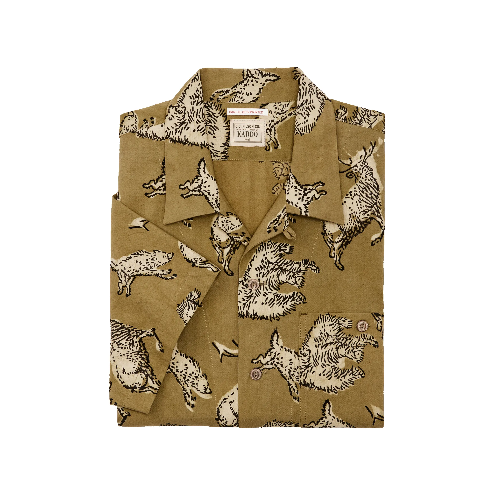 Handprinted Camp Shirt - Wildlife Print sold by Filson product image thumbnail 2