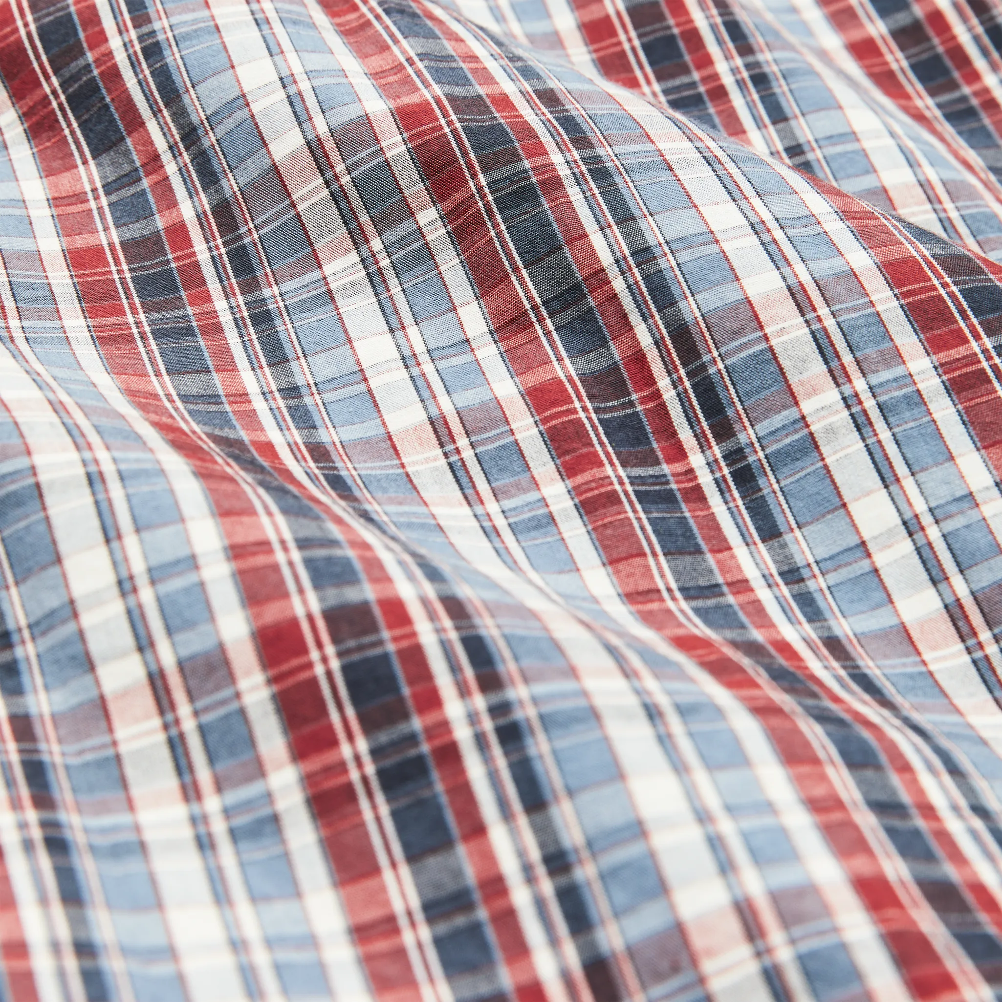 Filson's Washed Feather Cloth Shirt - Navy / Iron / Ivory Plaid sold by Filson product image thumbnail 5