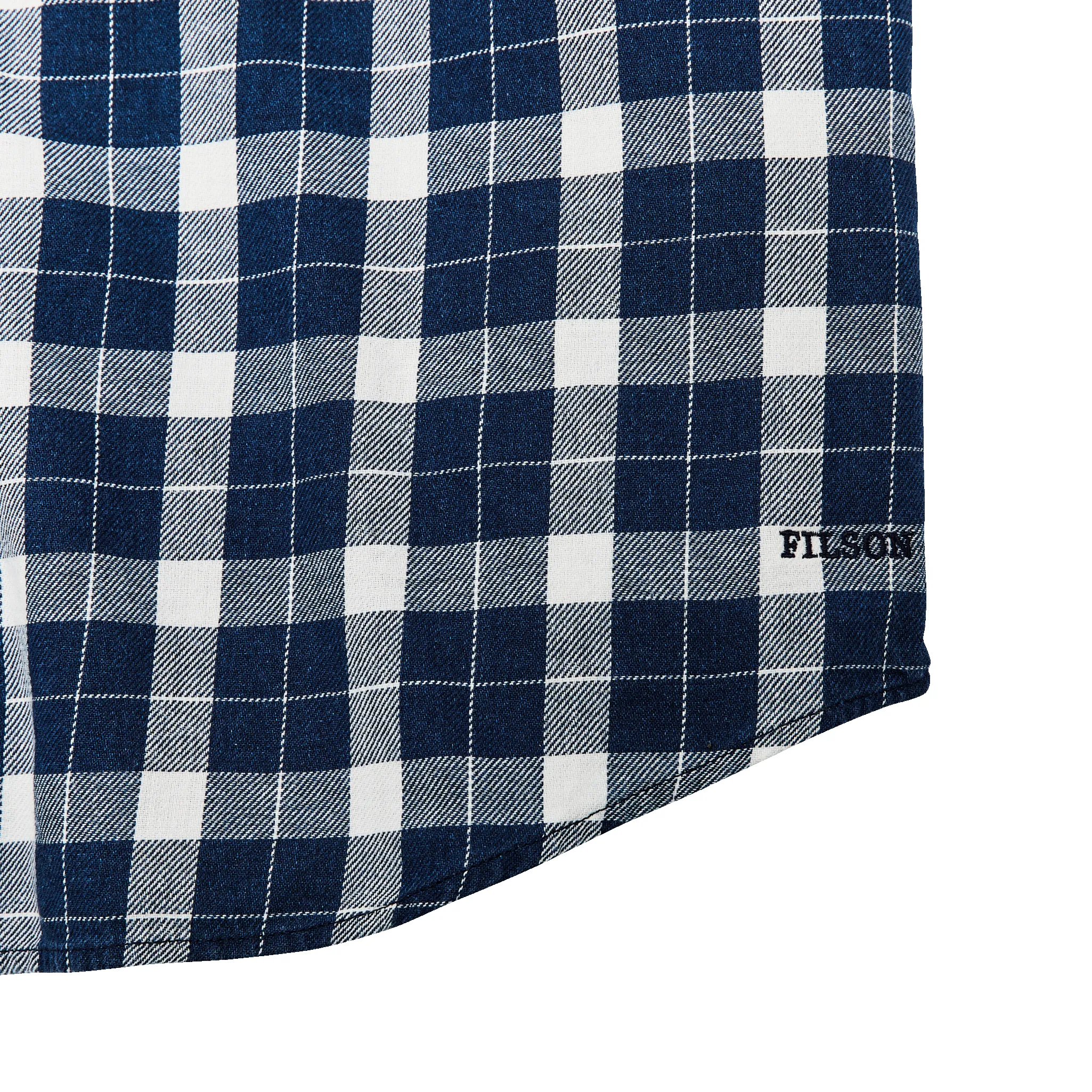 Short Sleeve Lightweight Alaskan Guide Shirt - Indigo / Salt Gray sold by Filson product image thumbnail 5