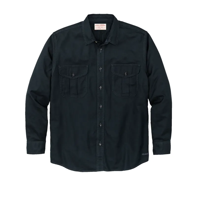 Lightweight Alaskan Guide Shirt - Midnight Navy sold by Filson