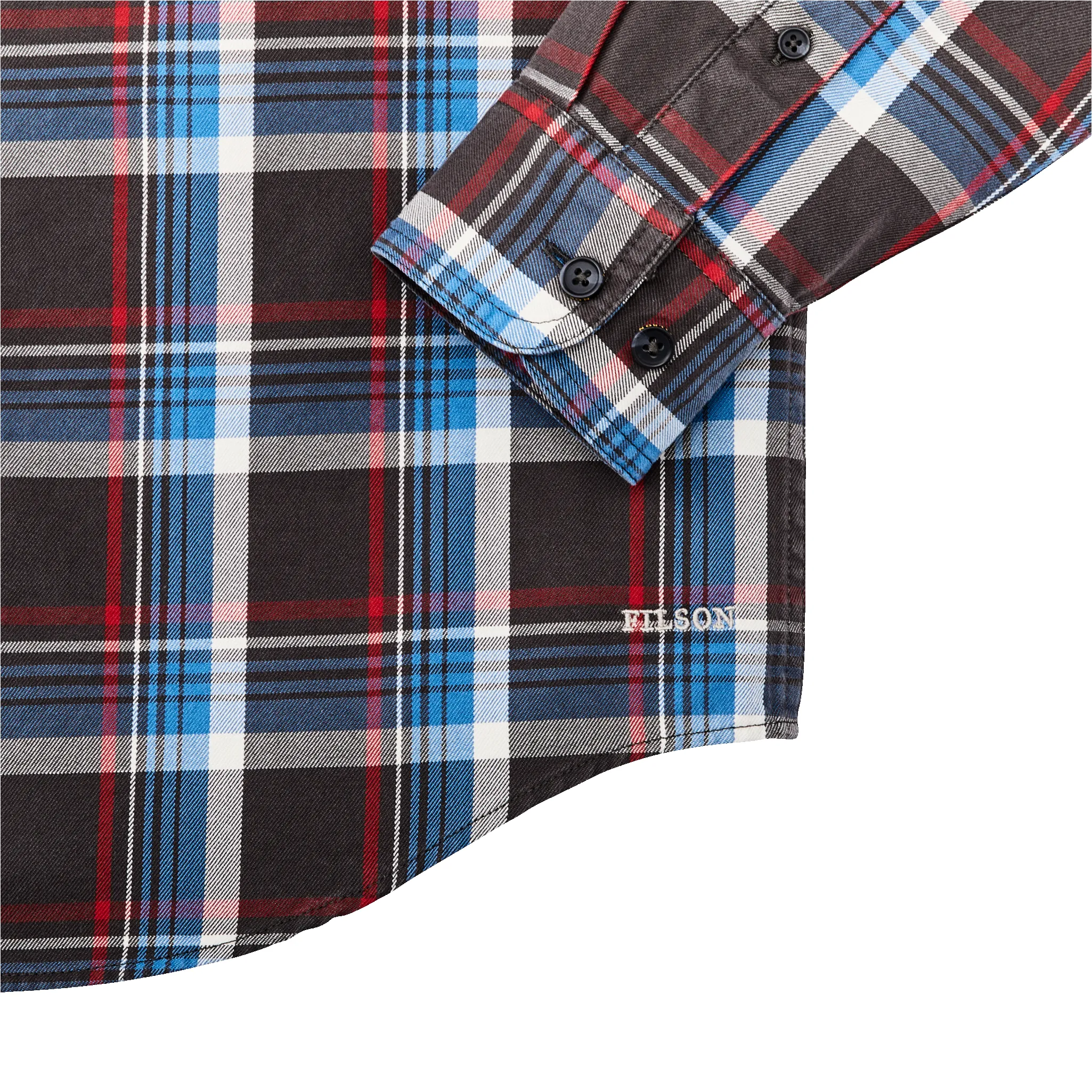 Lightweight Alaskan Guide Shirt - Glacier Blue Plaid sold by Filson product image thumbnail 5