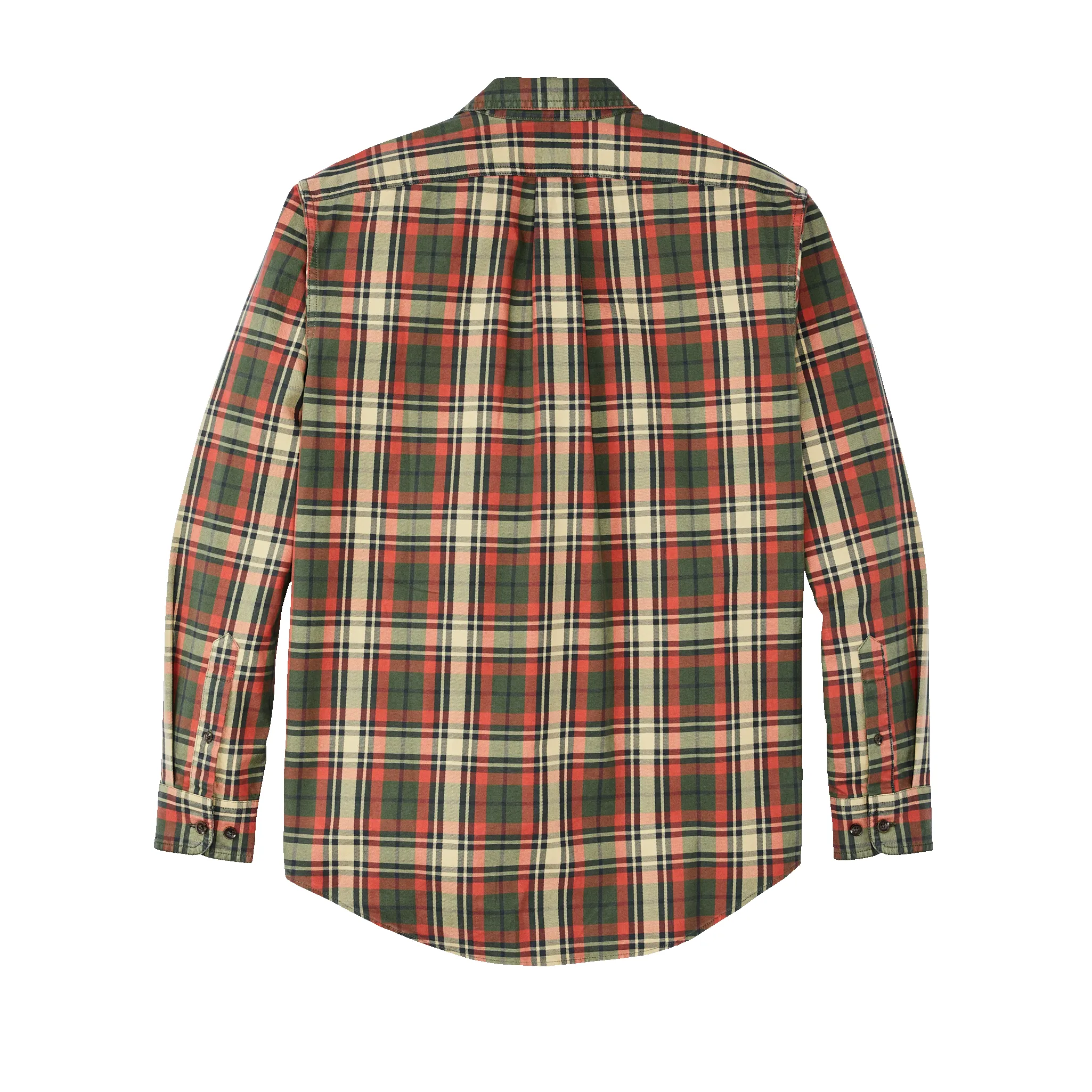 Lightweight Alaskan Guide Shirt - Silver Pine / Burnt Red Plaid sold by Filson product image thumbnail 2