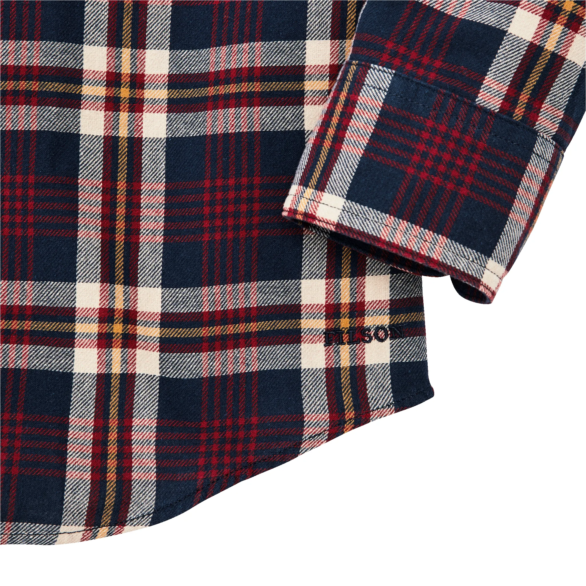 Lightweight Alaskan Guide Shirt - Navy / Red / White Plaid sold by Filson product image thumbnail 5