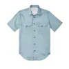 Twin Lakes Short Sleeve Sport Shirt - Stone Blue sold by Filson
