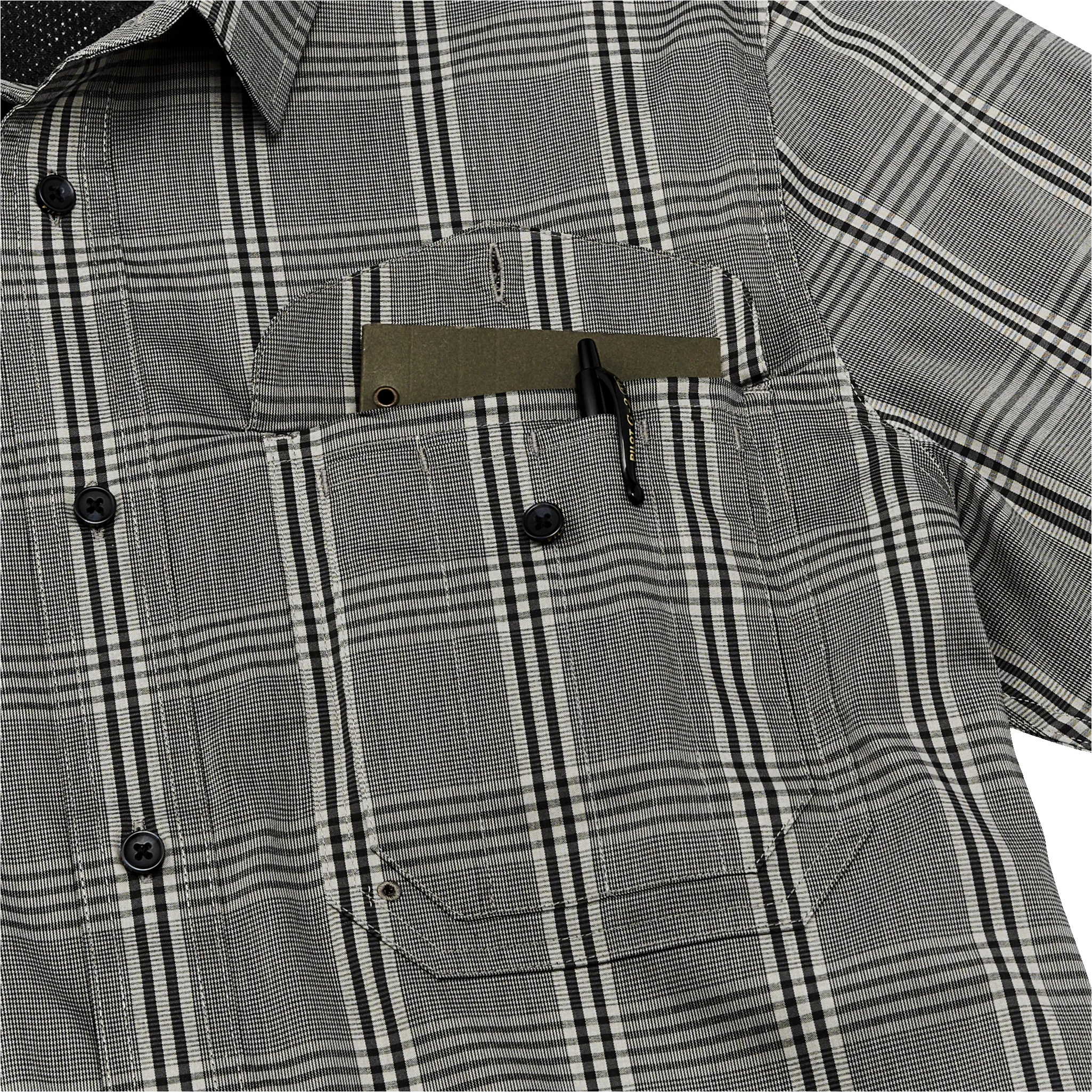 Twin Lakes Short Sleeve Sport Shirt - Gravel Gray Plaid sold by Filson product image thumbnail 5