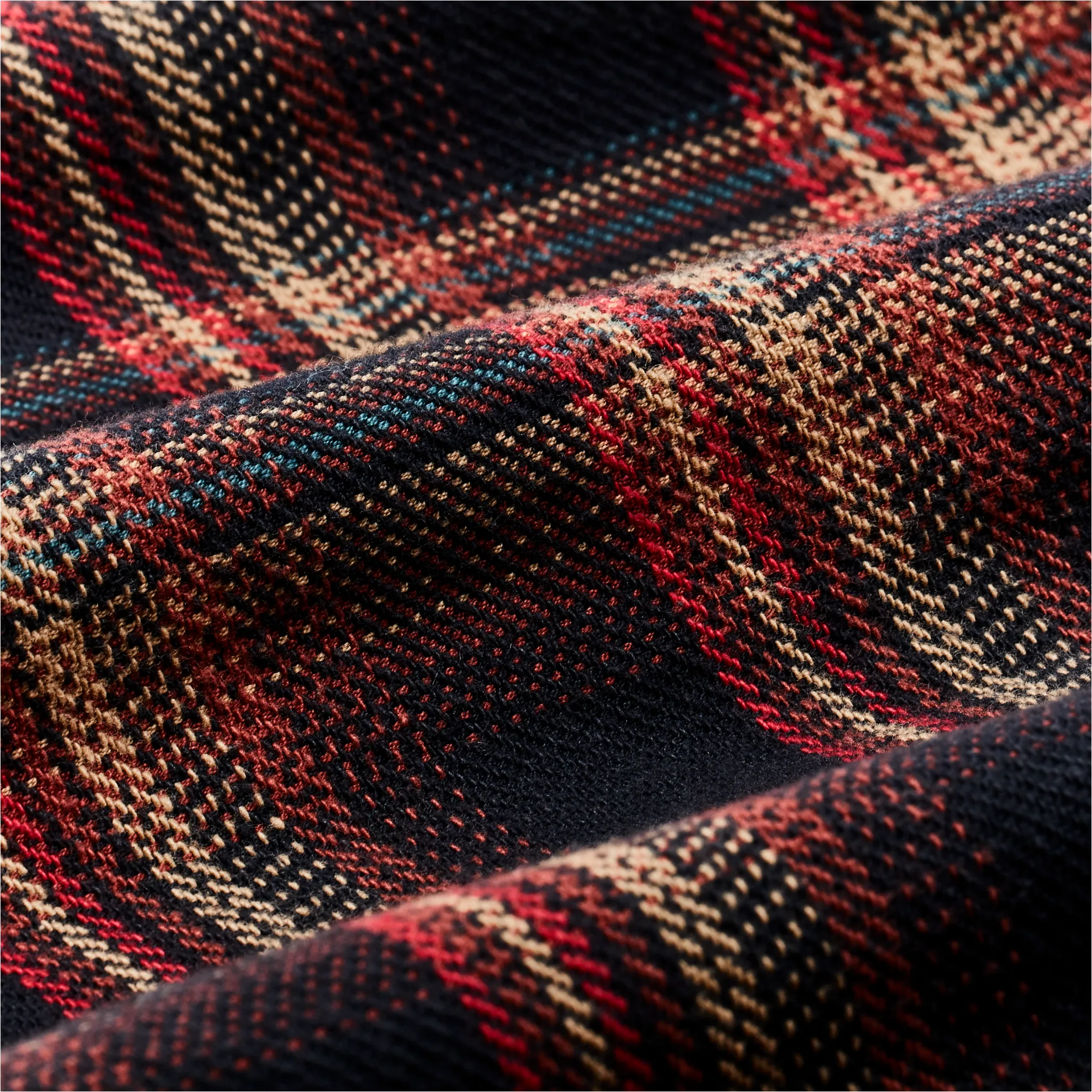 Vintage Flannel Work Shirt - Black / Rust / Multi Plaid sold by Filson product image thumbnail 4