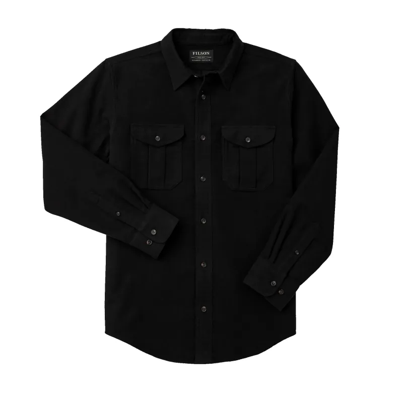 Moleskin Seattle Shirt - Coal sold by Filson