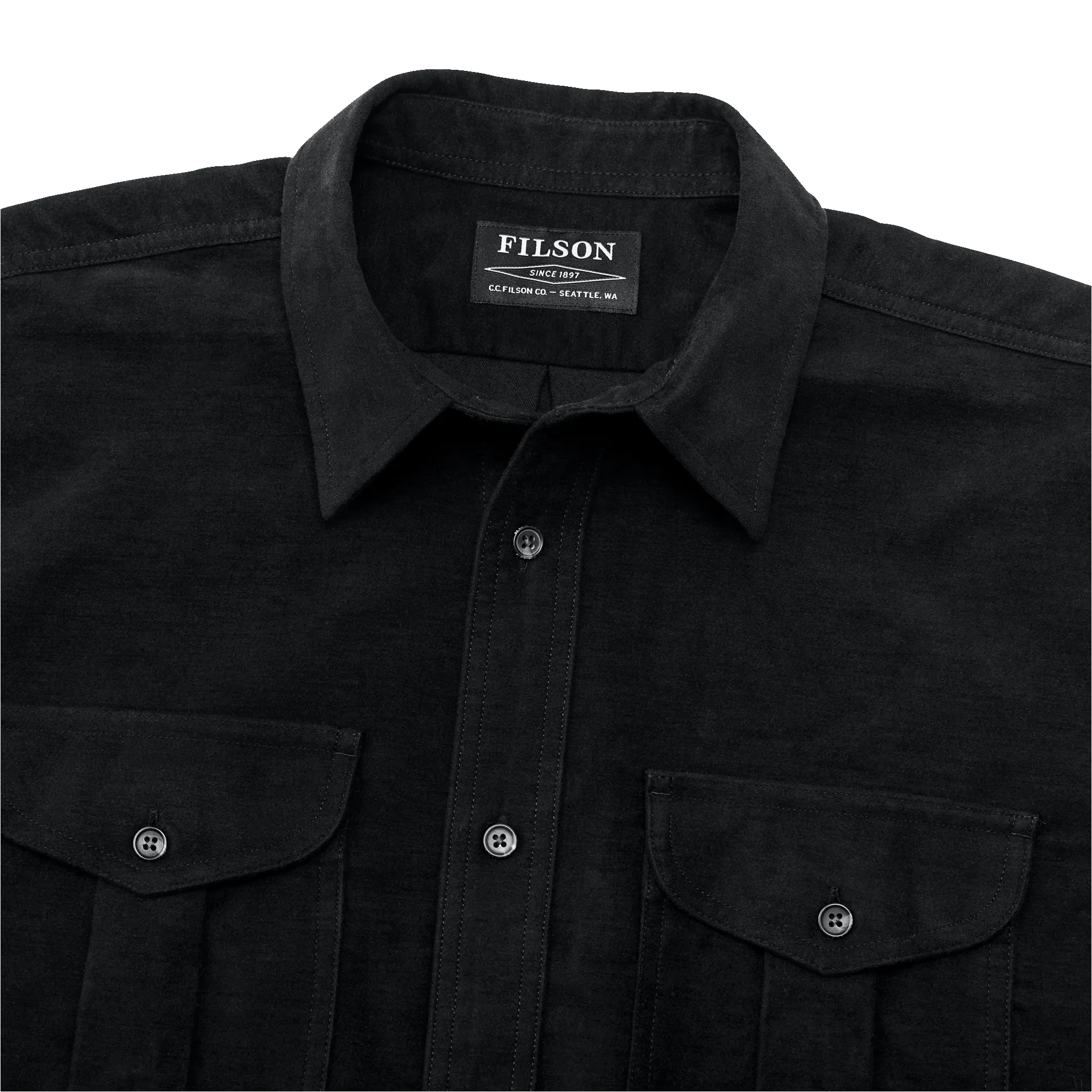 Moleskin Seattle Shirt - Dark Navy sold by Filson product image thumbnail 4