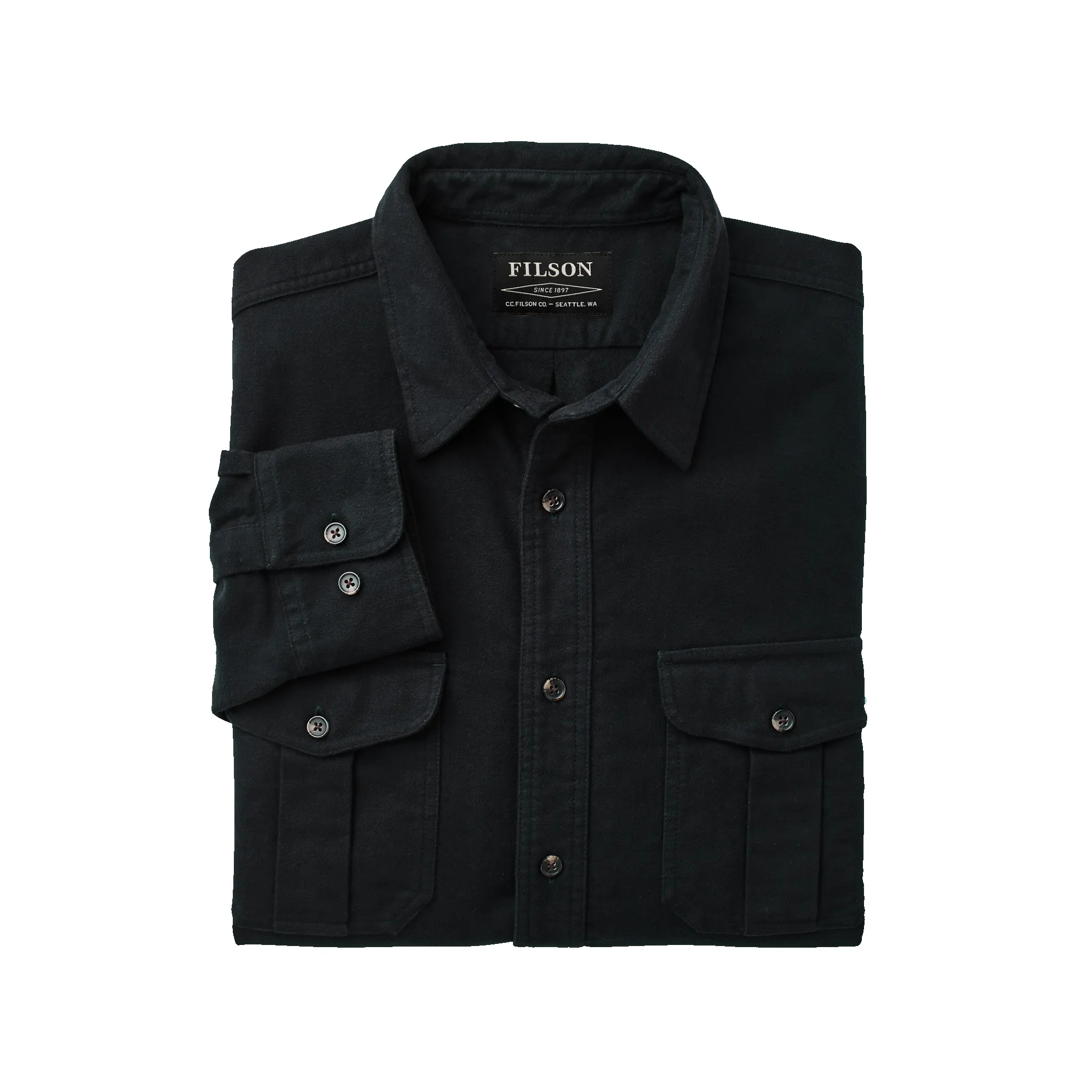 Moleskin Seattle Shirt - Dark Navy sold by Filson product image thumbnail 3