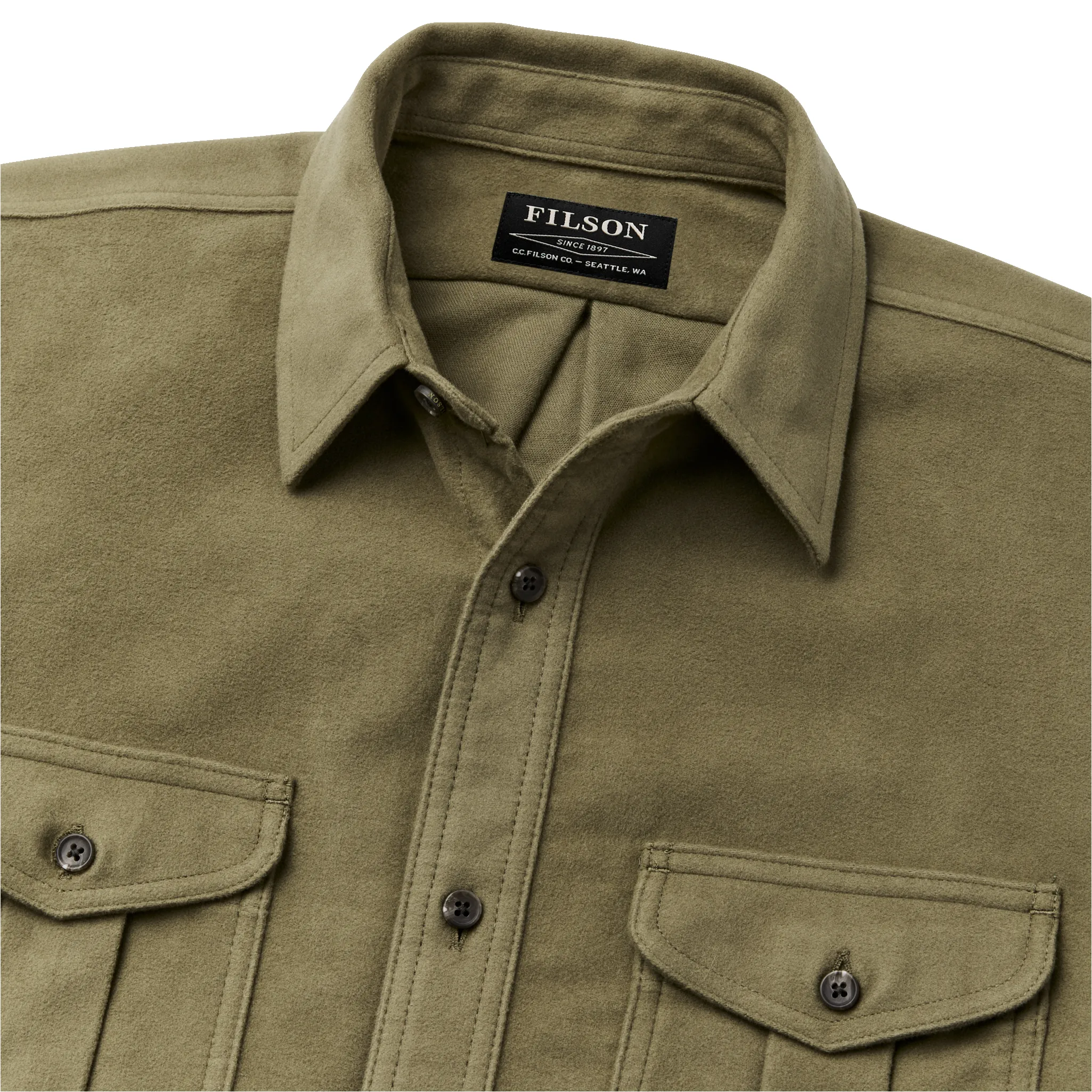 Moleskin Seattle Shirt - Lovat sold by Filson product image thumbnail 4