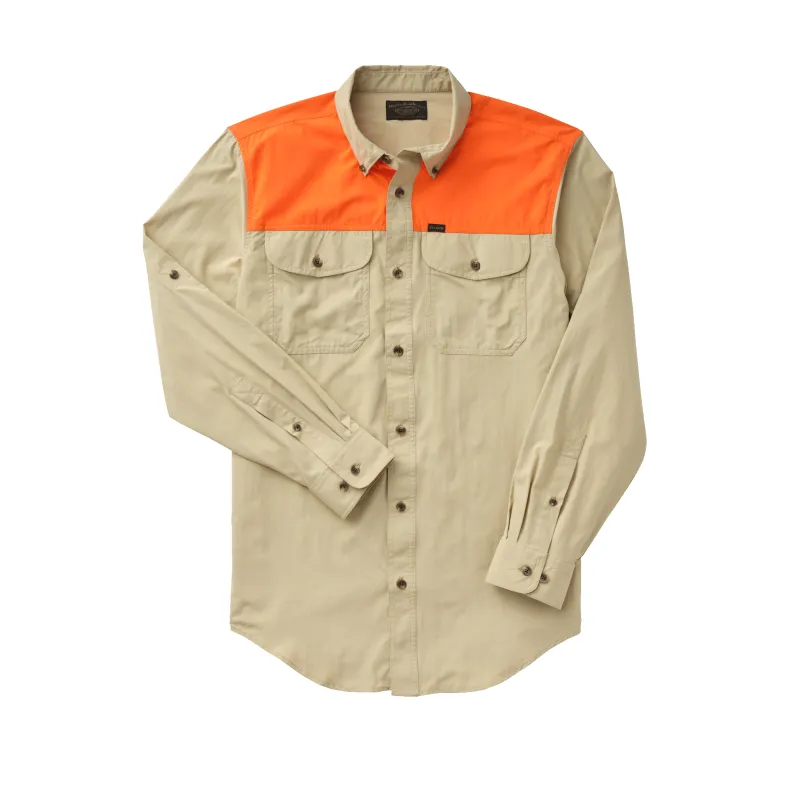 Sportsman's Shirt - Twill / Blaze Orange sold by Filson