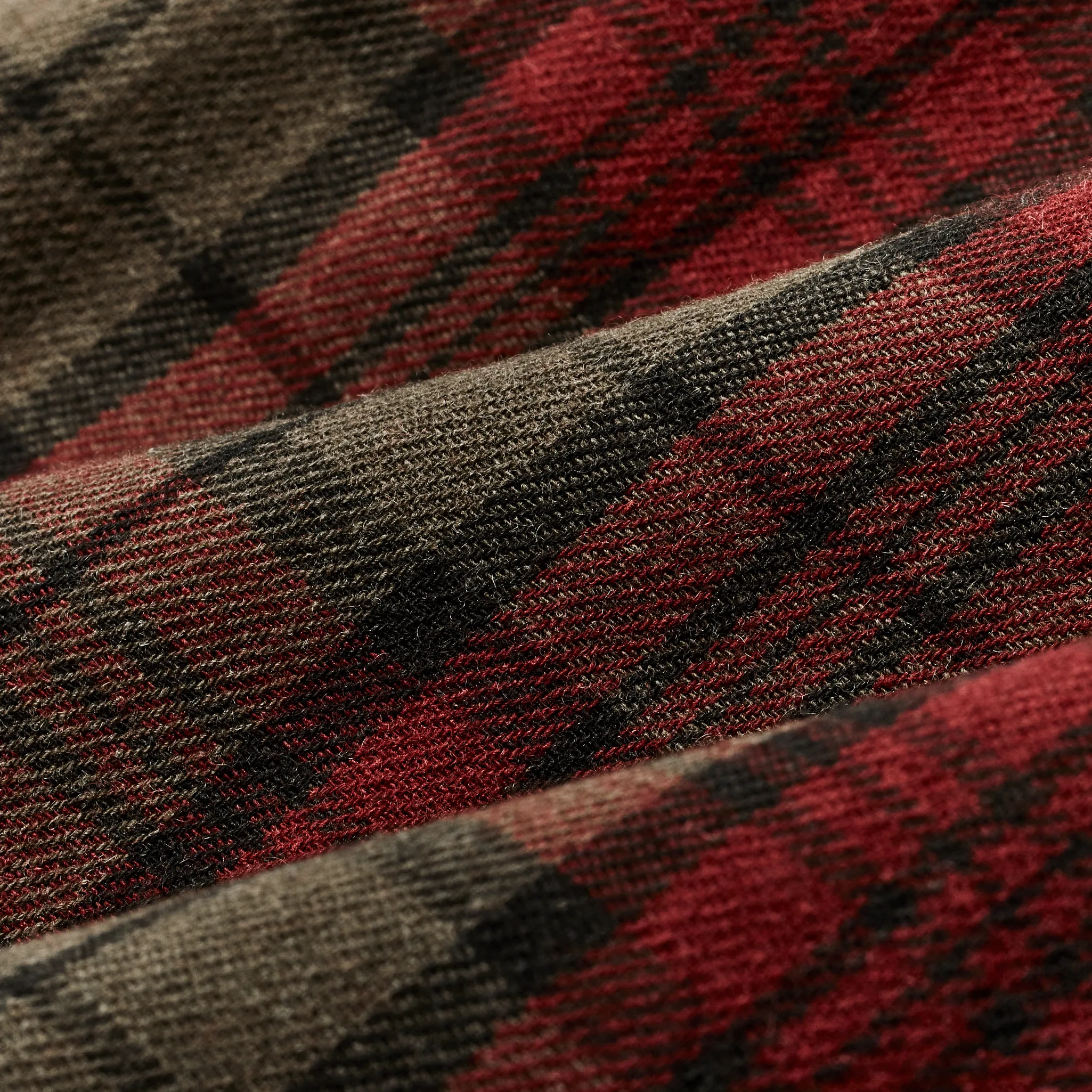 Buckner Wool Camp Shirt - Olive / Red / Multi Plaid sold by Filson product image thumbnail 3