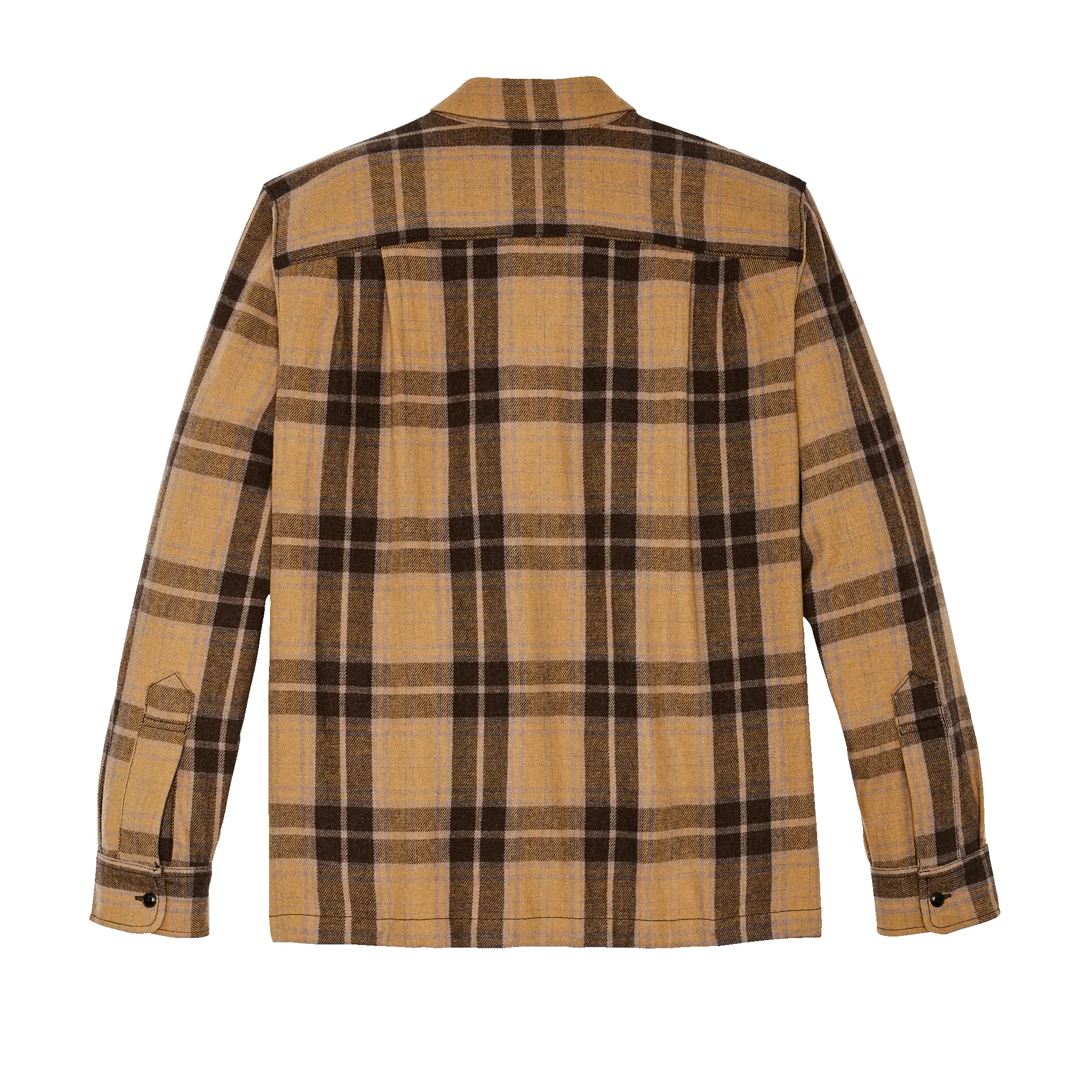 Buckner Wool Camp Shirt - Ochre / Faded Brown Plaid sold by Filson product image thumbnail 4