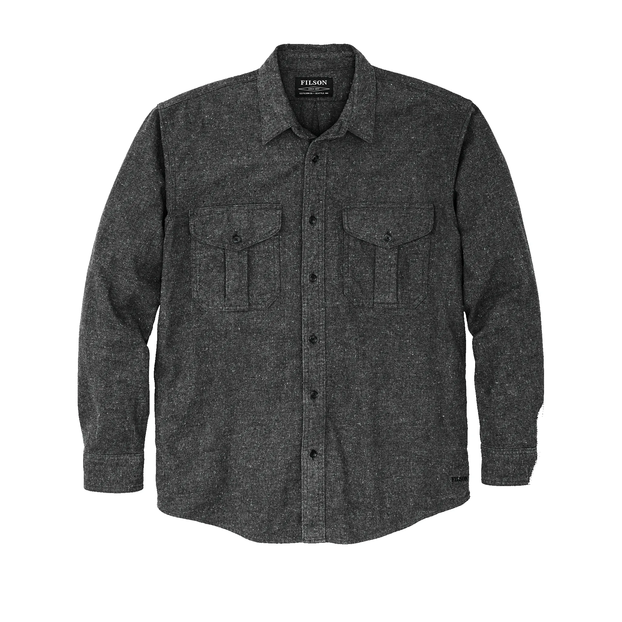 Alaskan Guide Shirt - Dark Heather Gray sold by Filson