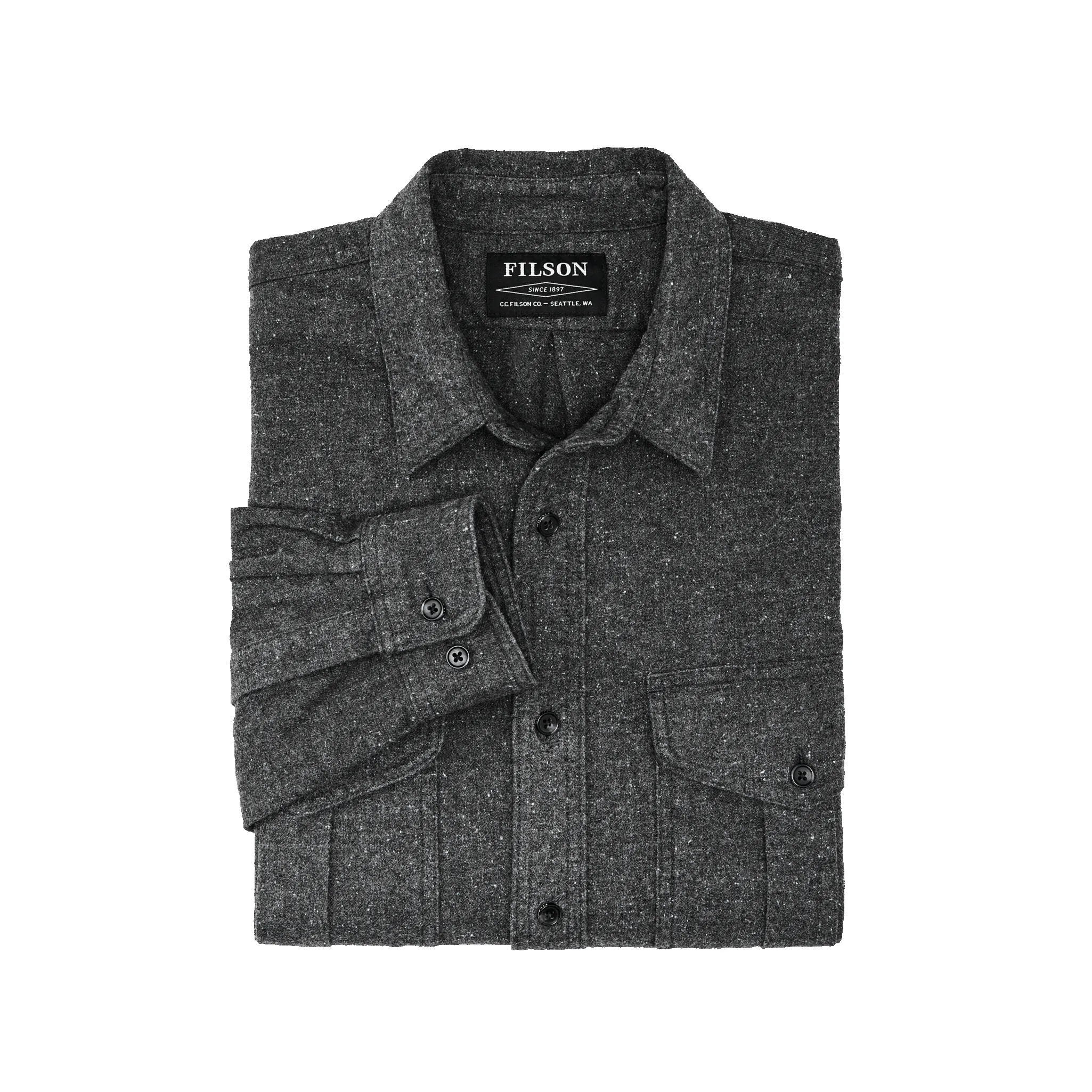 Alaskan Guide Shirt - Dark Heather Gray sold by Filson product image thumbnail 3