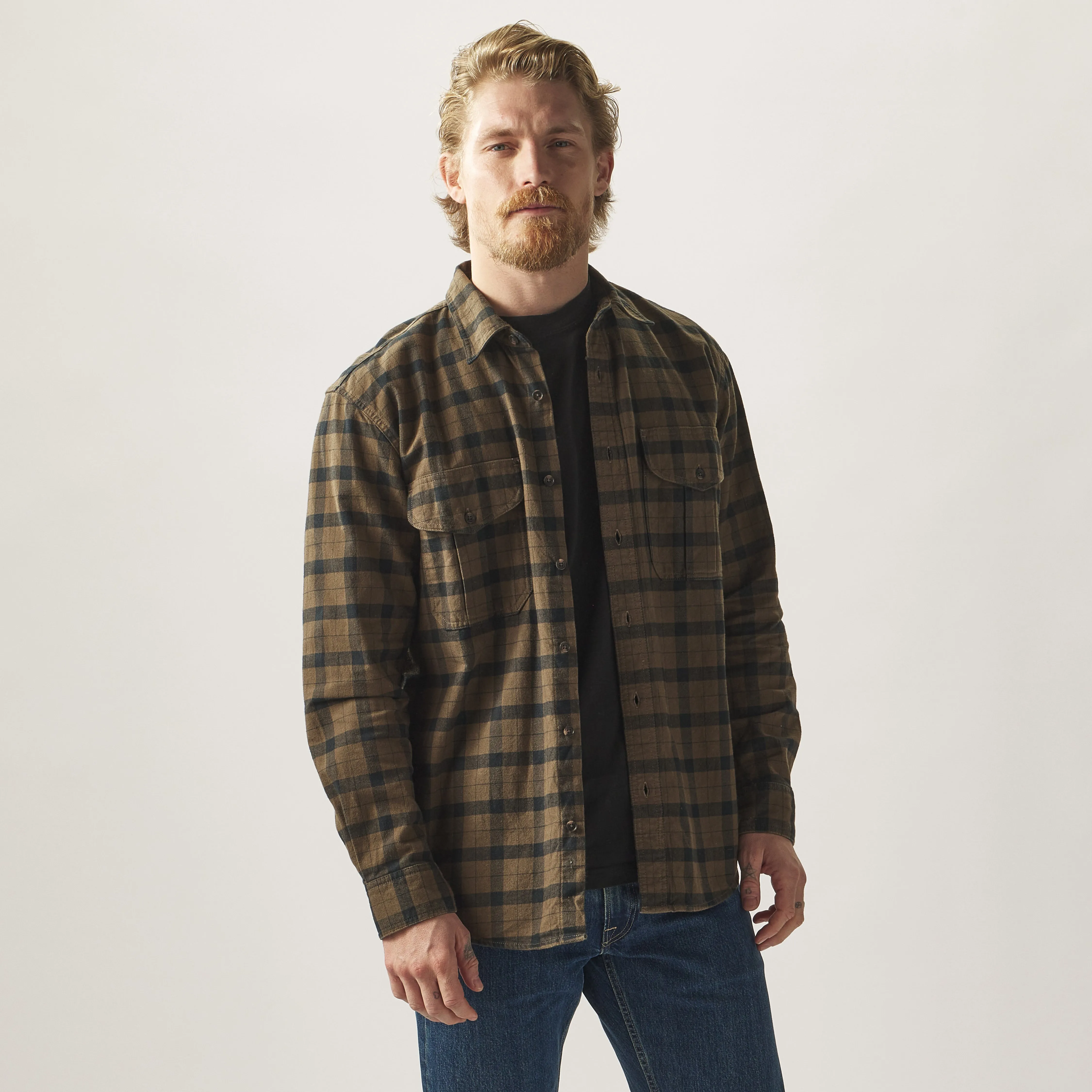 Alaskan Guide Shirt - Otter Green/black sold by Filson product image thumbnail 3