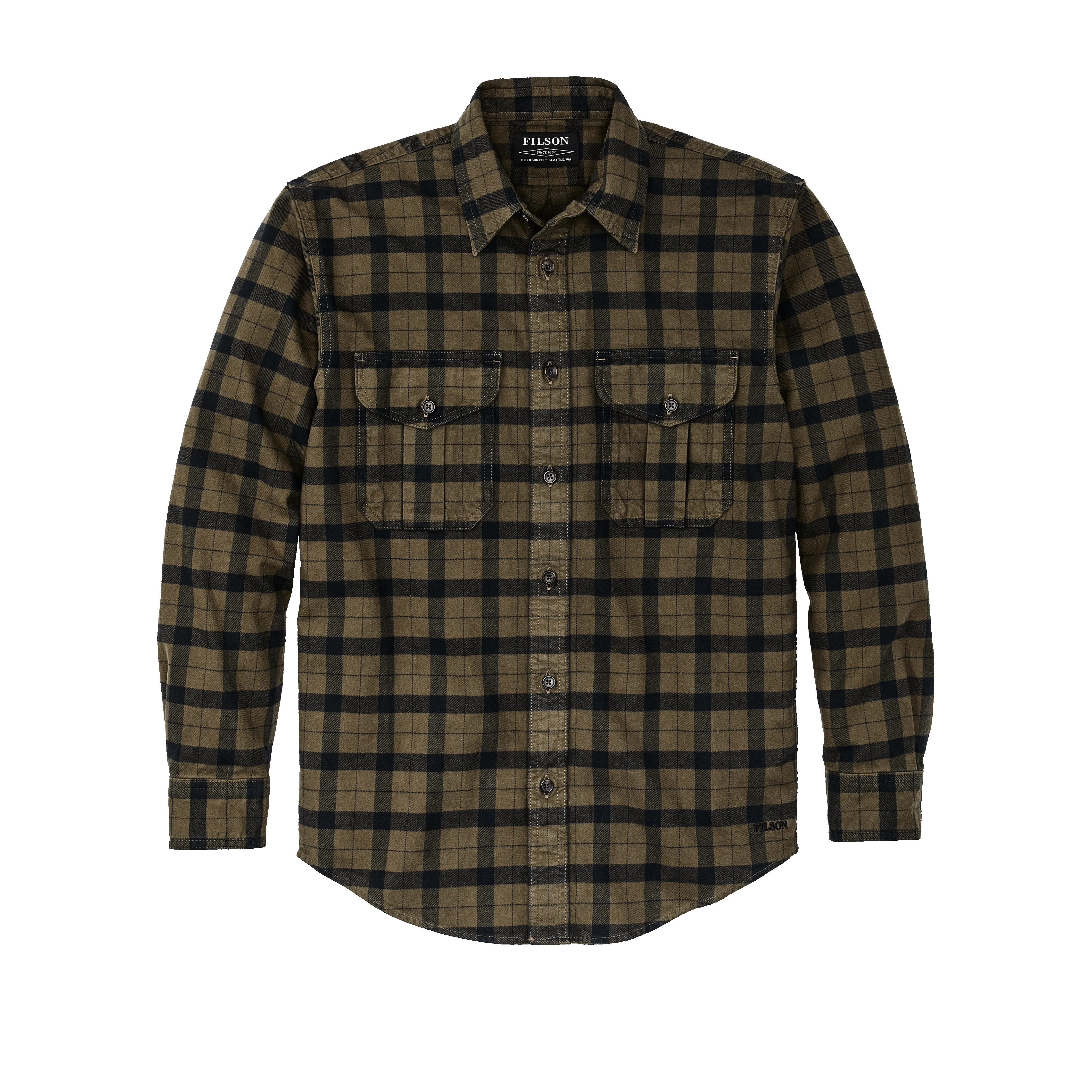 Alaskan Guide Shirt - Otter Green/black sold by Filson product image thumbnail 2