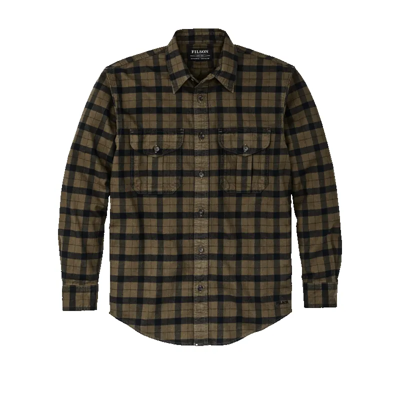 Alaskan Guide Shirt - Otter Green/black sold by Filson
