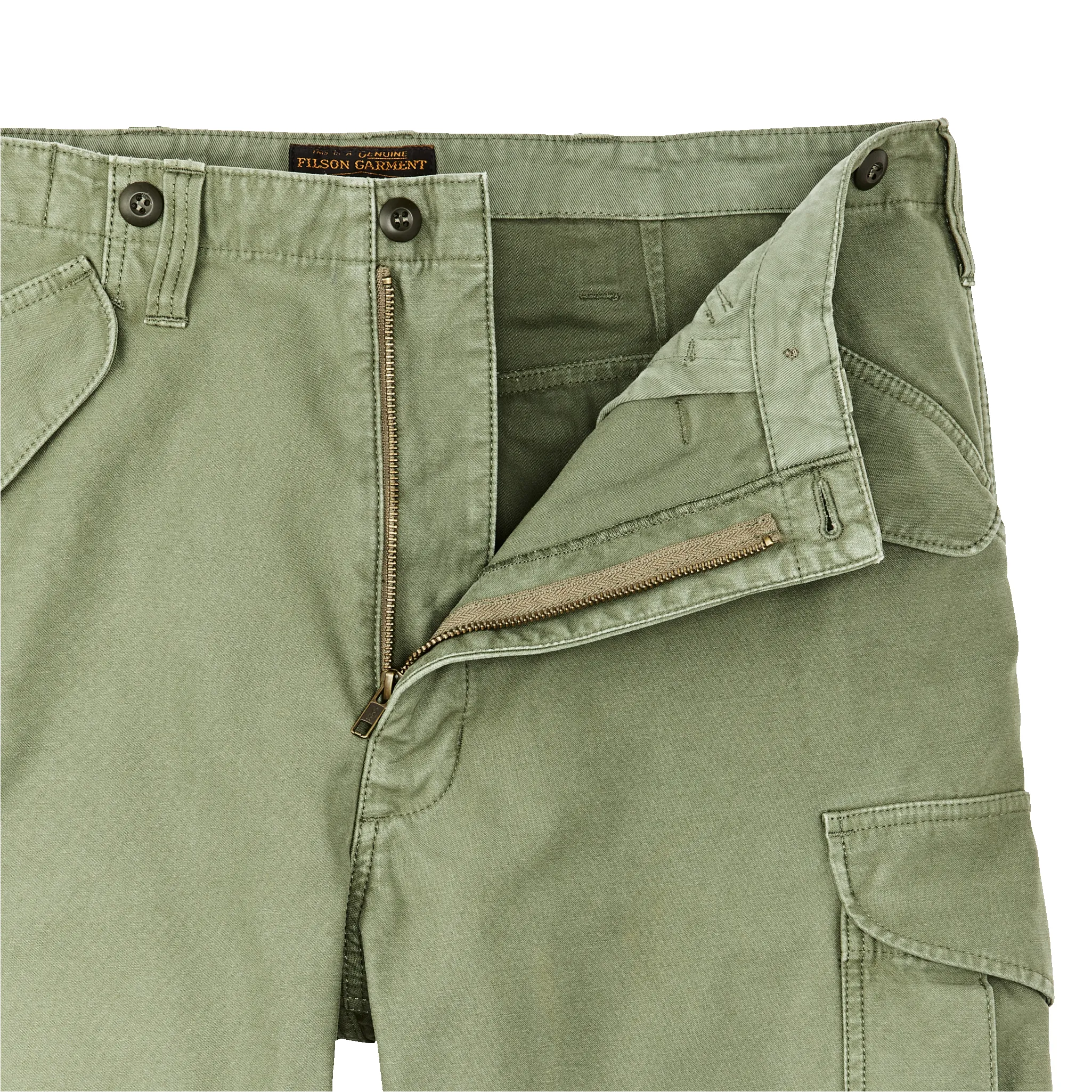 Field Cargo Shorts - Washed Fatigue Green sold by Filson product image thumbnail 5