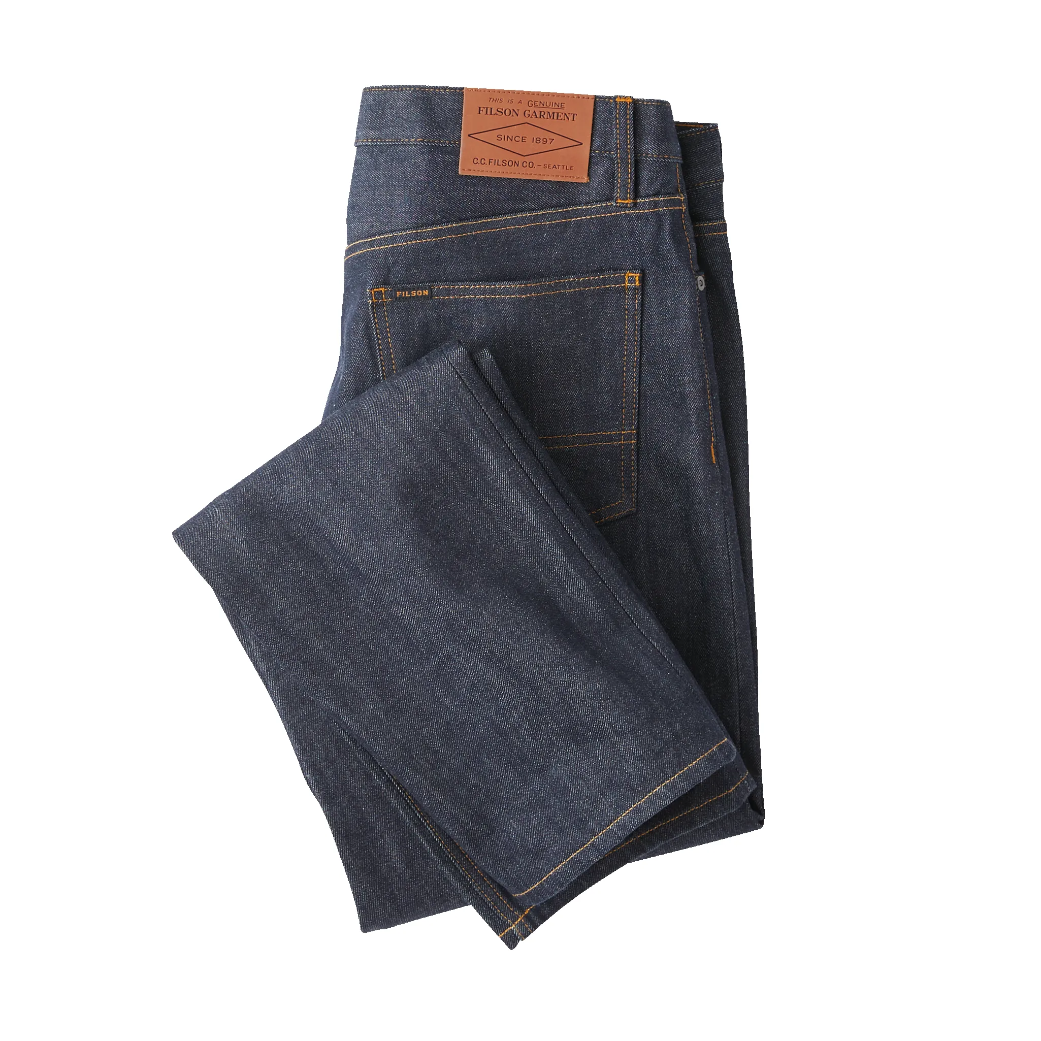 Rail-splitter Jeans - Raw Indigo sold by Filson product image thumbnail 4