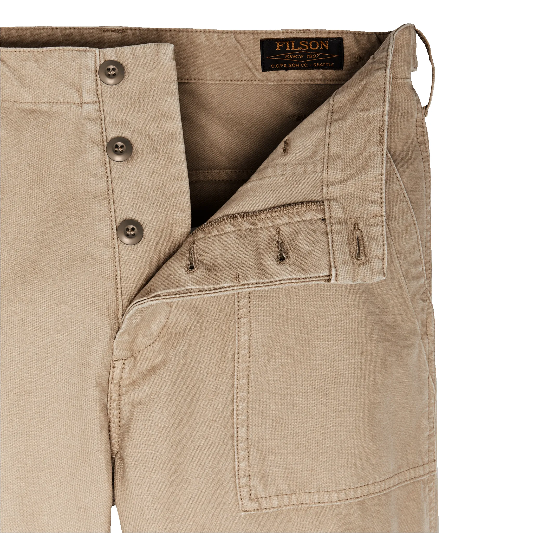 Field Supply Pants - Gray Khaki sold by Filson product image thumbnail 4