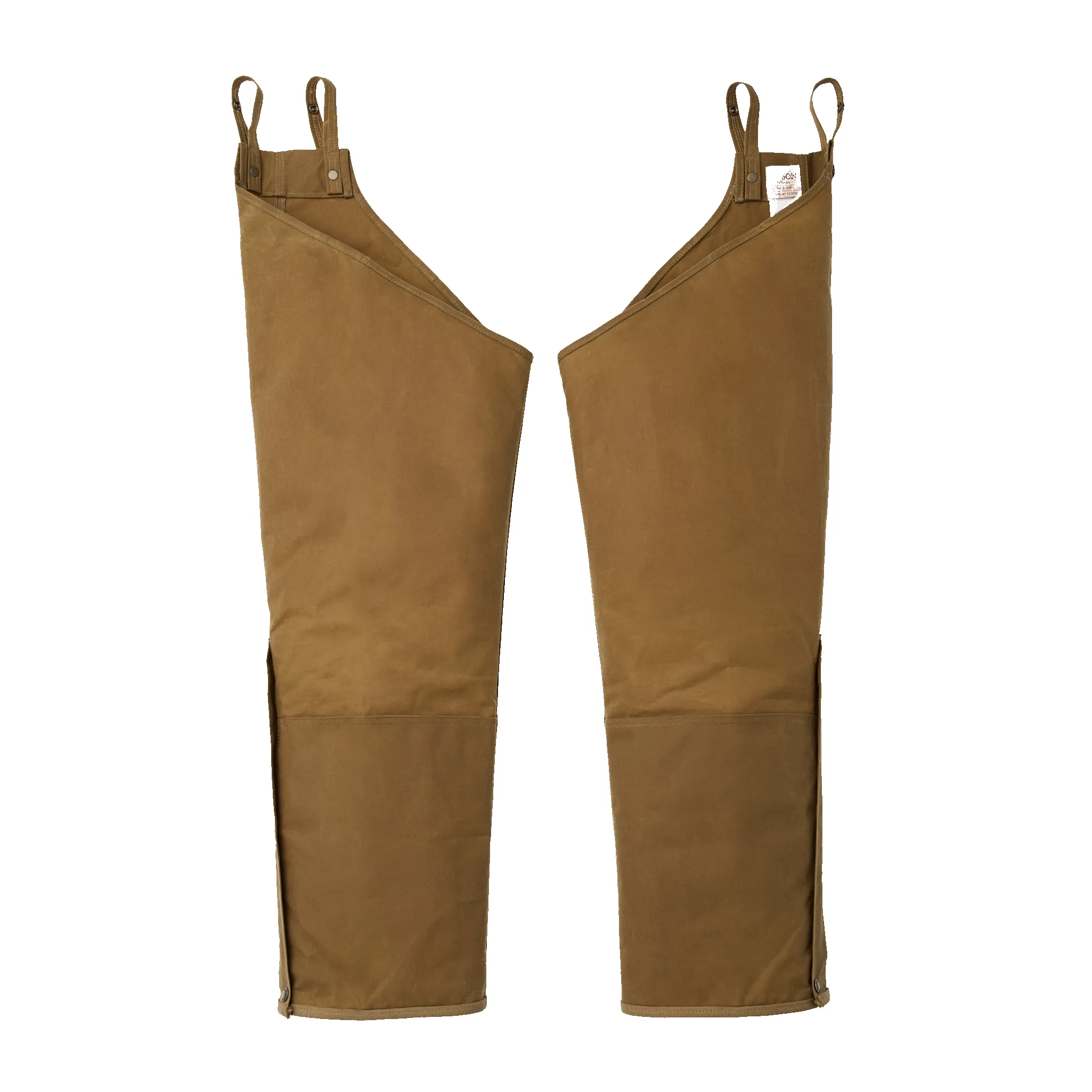 Double Tin Cloth Chaps With Zipper - Dark Tan sold by Filson product image thumbnail 2