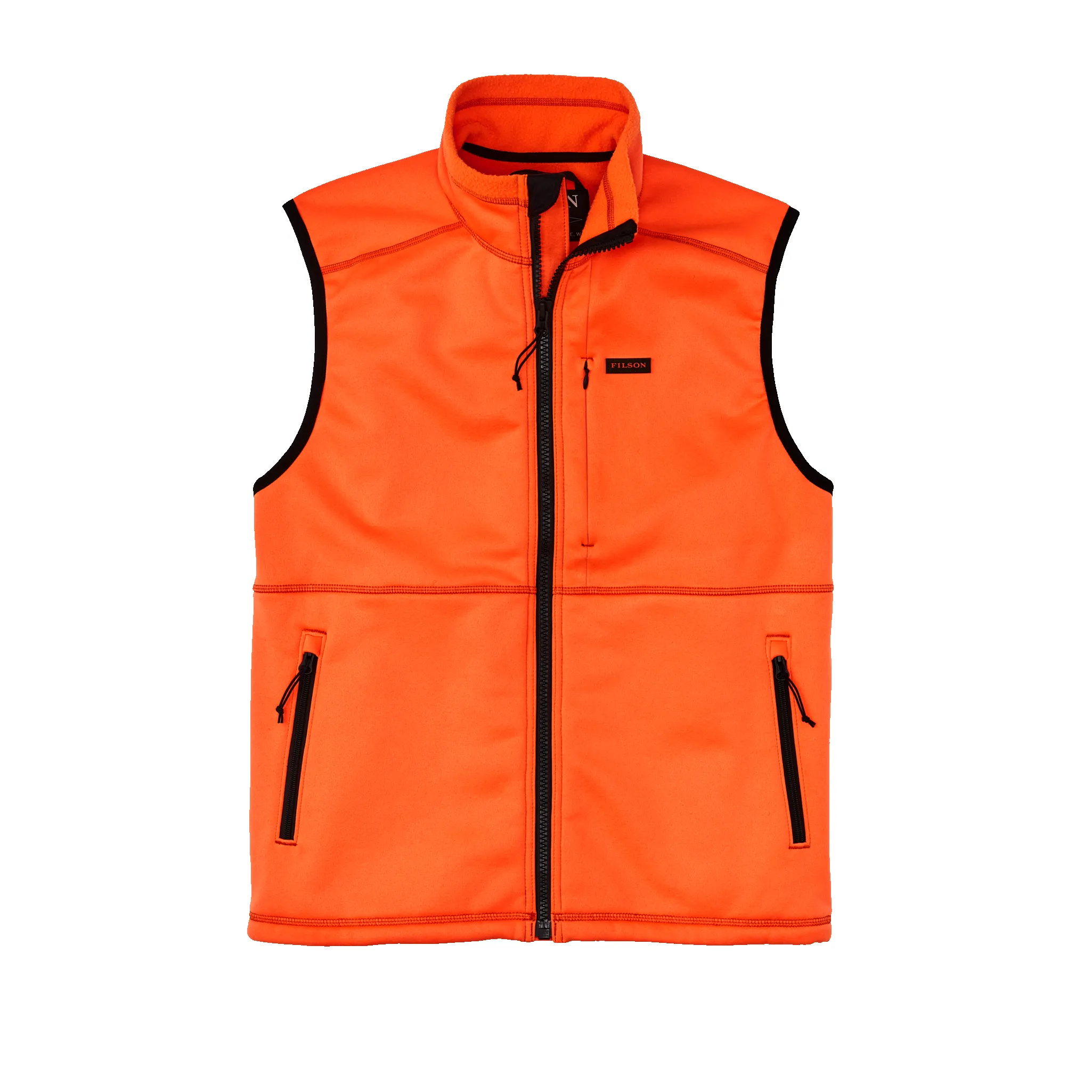 Granite Spire Fleece Vest - Flame sold by Filson