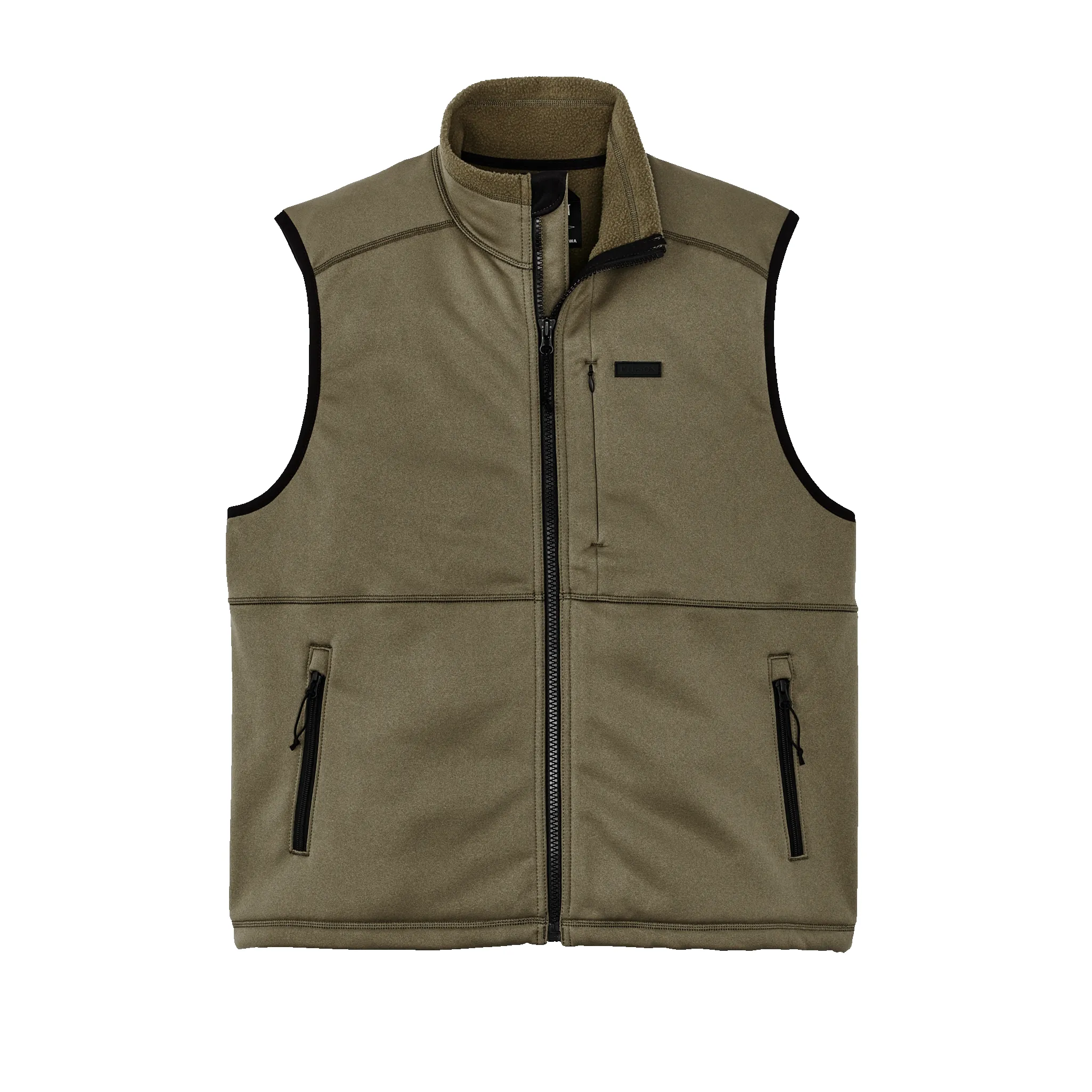 Granite Spire Fleece Vest - Field Olive sold by Filson
