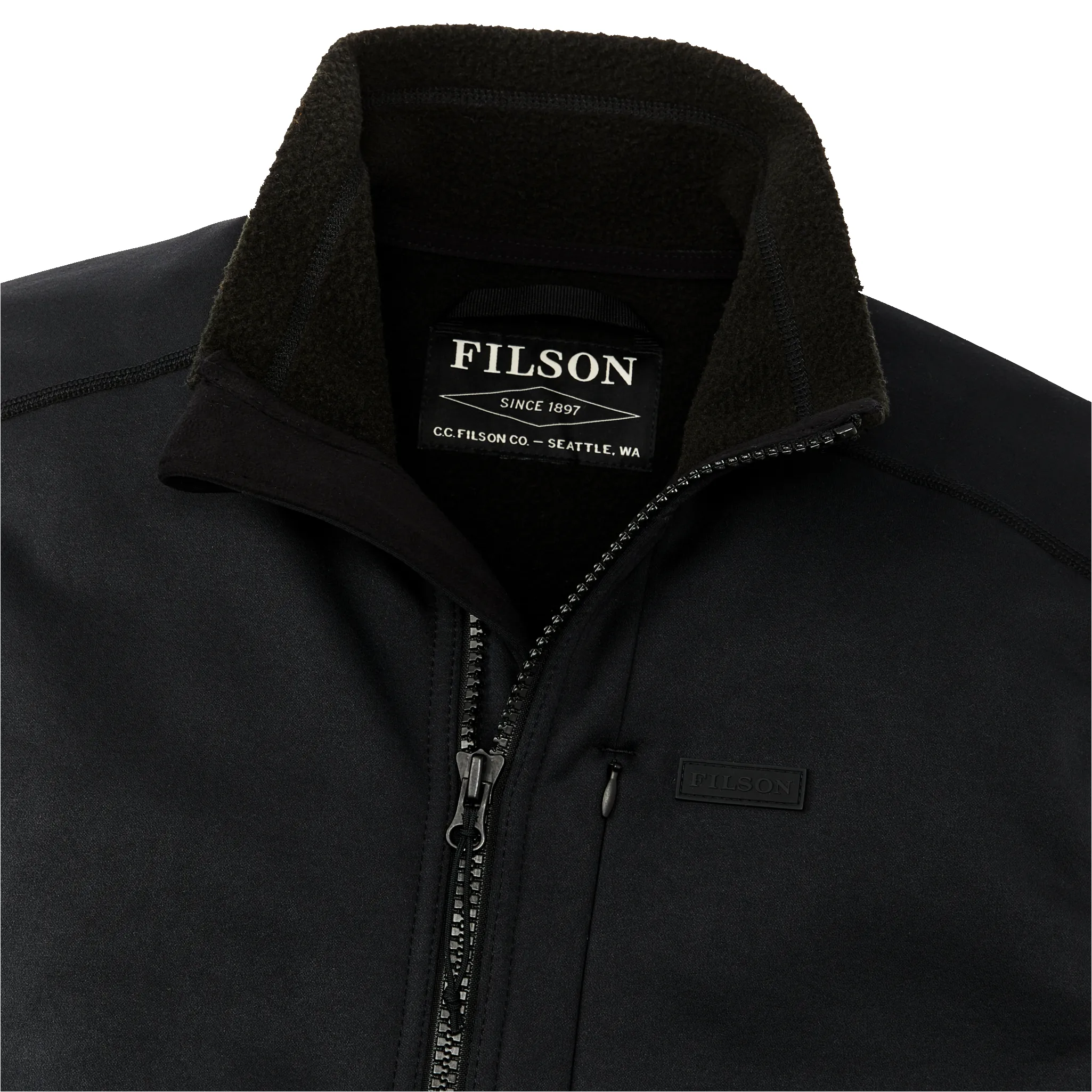 Granite Spire Fleece Vest - Black sold by Filson product image thumbnail 4